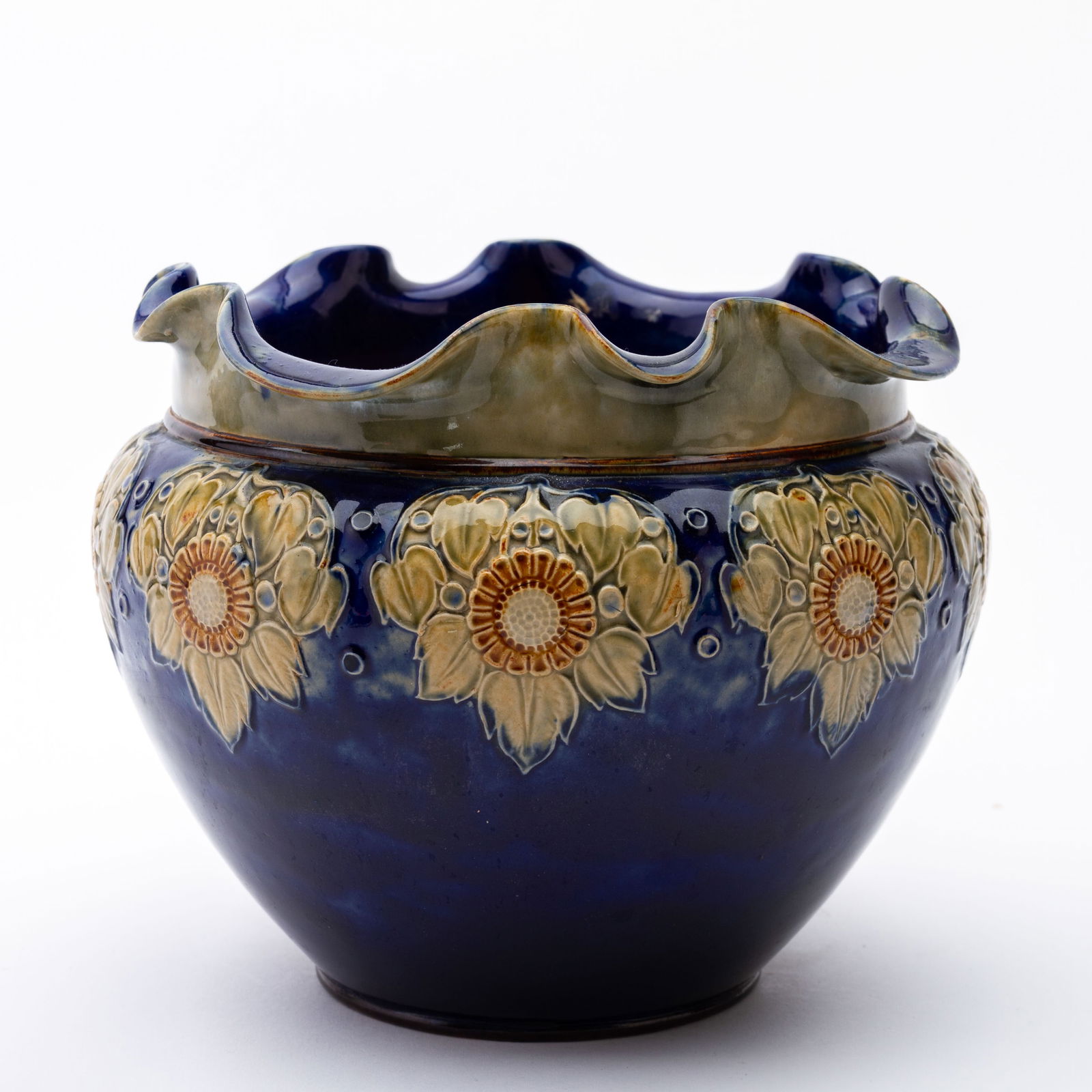 Royal Doulton Stoneware Art Nouveau Planter Jardiniere (1 of 6)