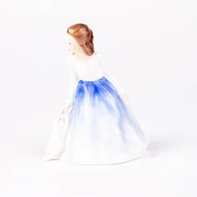 Signed Royal Doulton Fine Porcelain Andrea Figure (1 of 6)