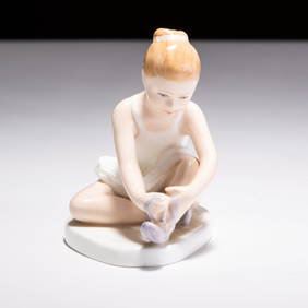 Royal Doulton Fine Porcelain Signed Ballerina Figure (1 of 5)