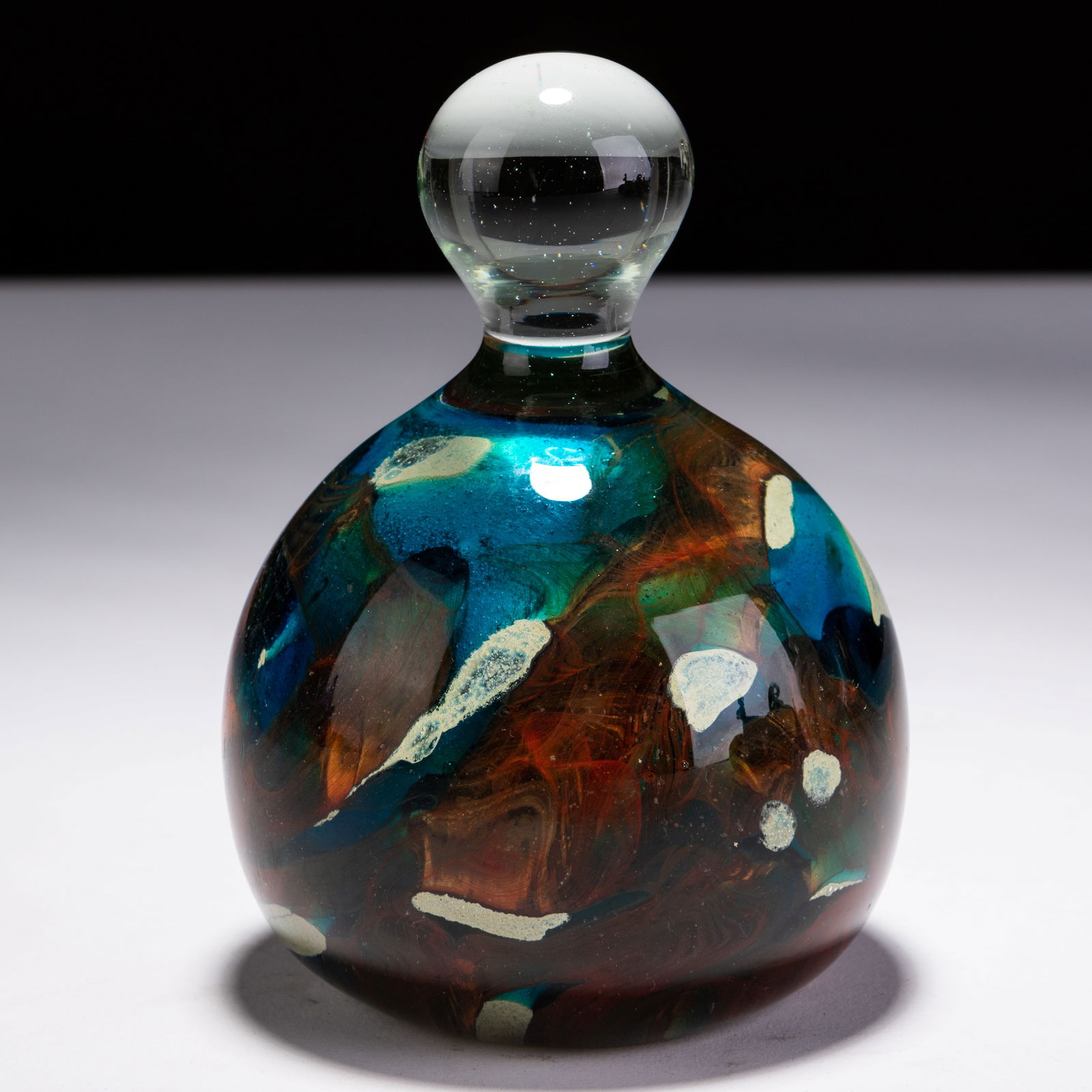 Mdina Signed Glass Designer Paperweight (1 of 5)