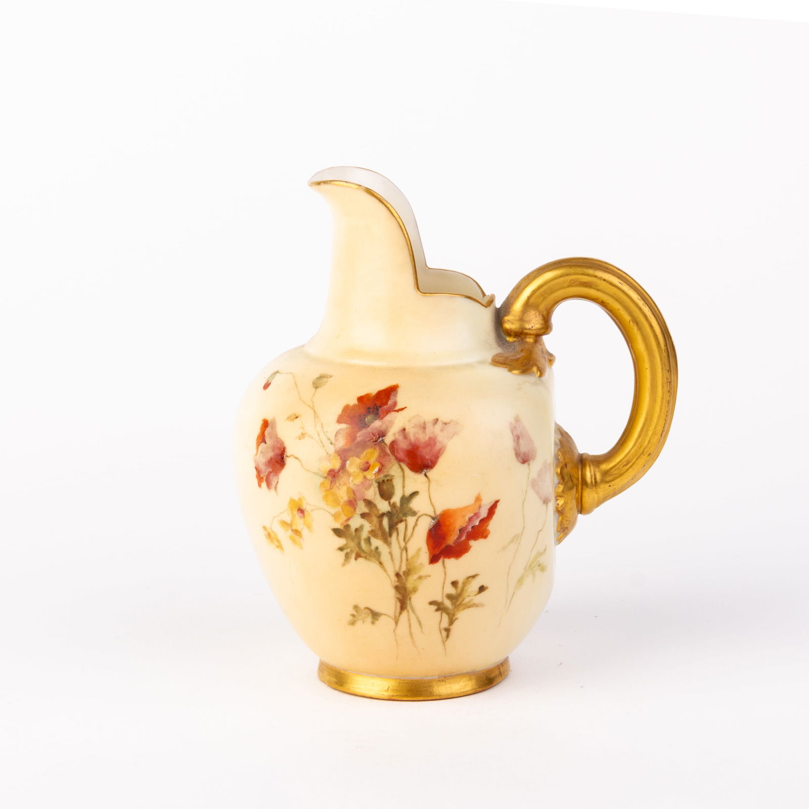 Royal Worcester Fine Porcelain Victorian Pitcher Jug 19th Century (1 of 5)
