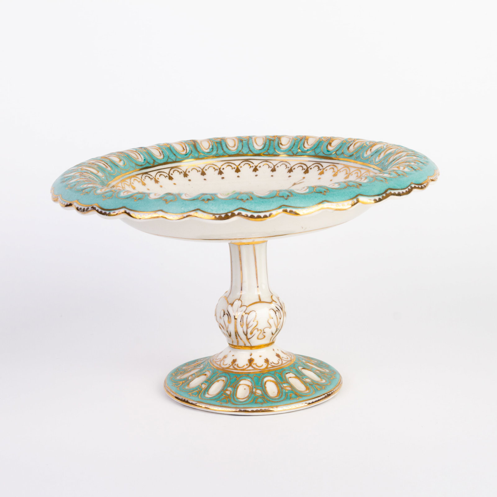 Rockingham 19th Century Fine Porcelain Tazza Centrepiece (1 of 7)