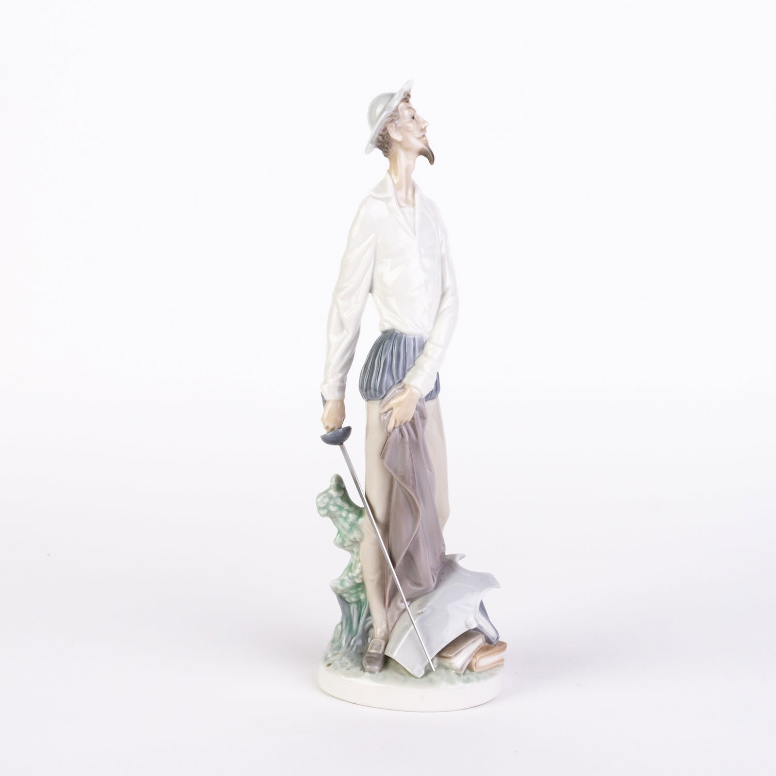 Lladro Fine Porcelain Sculpture "Don Quixote" 4854: DIMENSIONS APPROX 30x9x7CM.