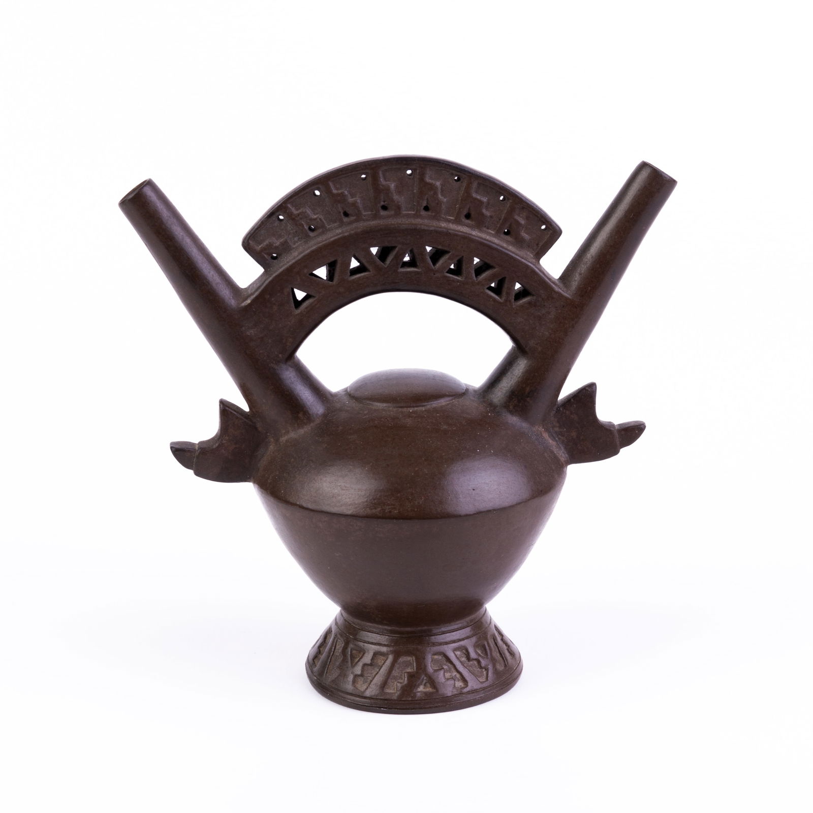 Ceramic Pre-Columbian Style Moche Vessel (1 of 5)