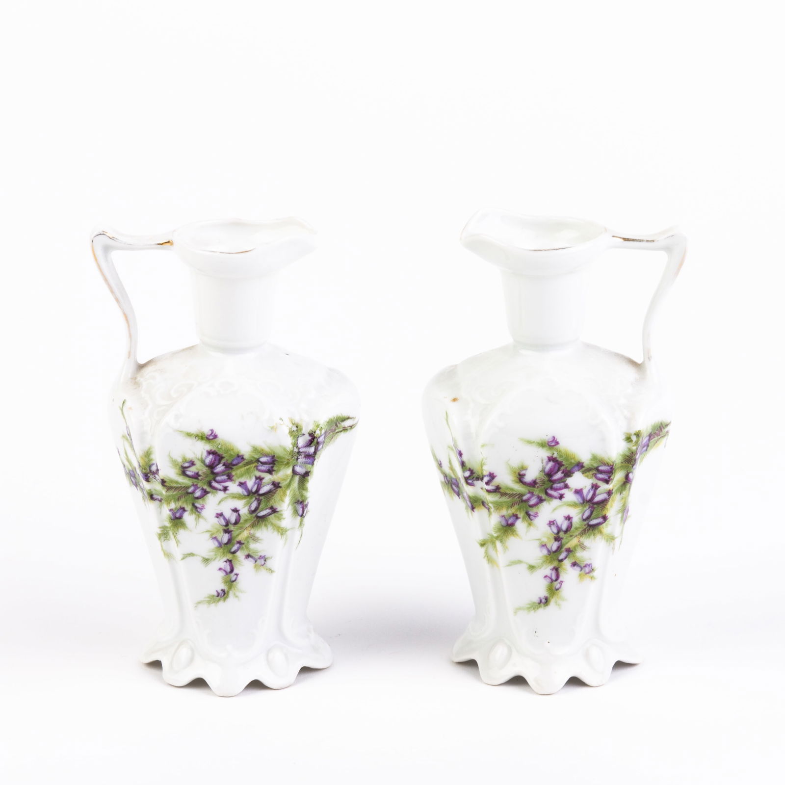 Pair of Crown Austria Fine Porcelain Ewers (1 of 5)