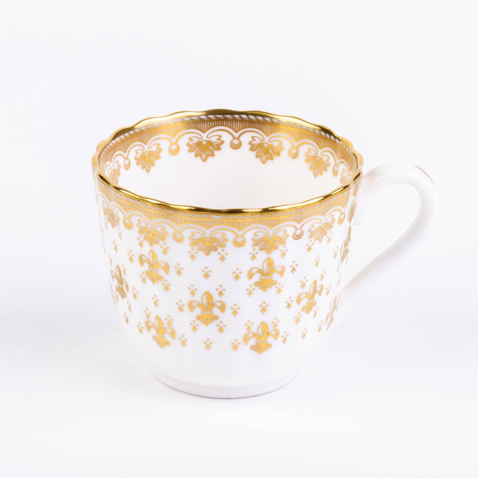 Spode Fleur de Lis Gilt Porcelain Teacup (1 of 5)