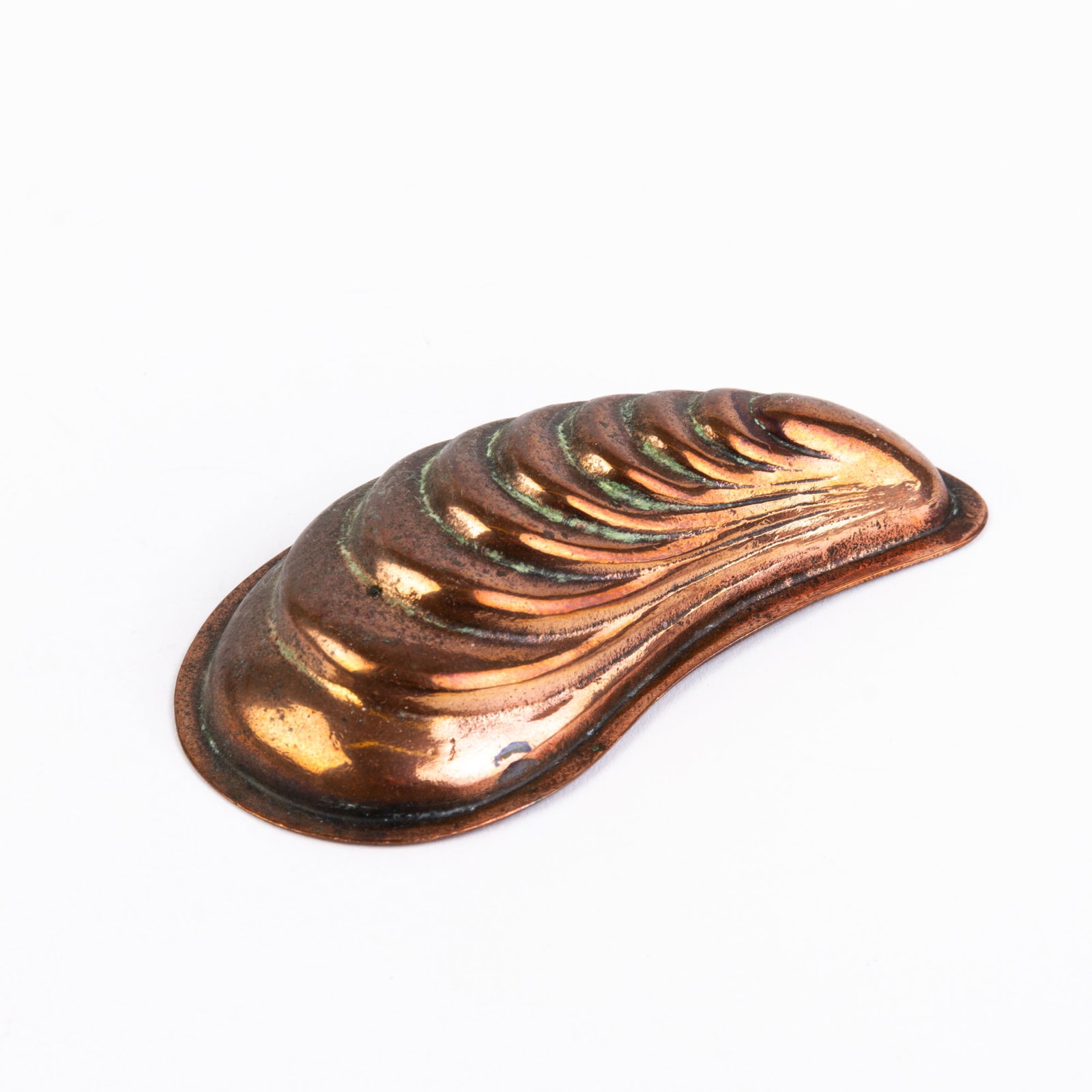 Victorian Copper Nougat Chocolate Mould 19th Century: DIMENSIONS APPROX 8.5x4.5x2CM