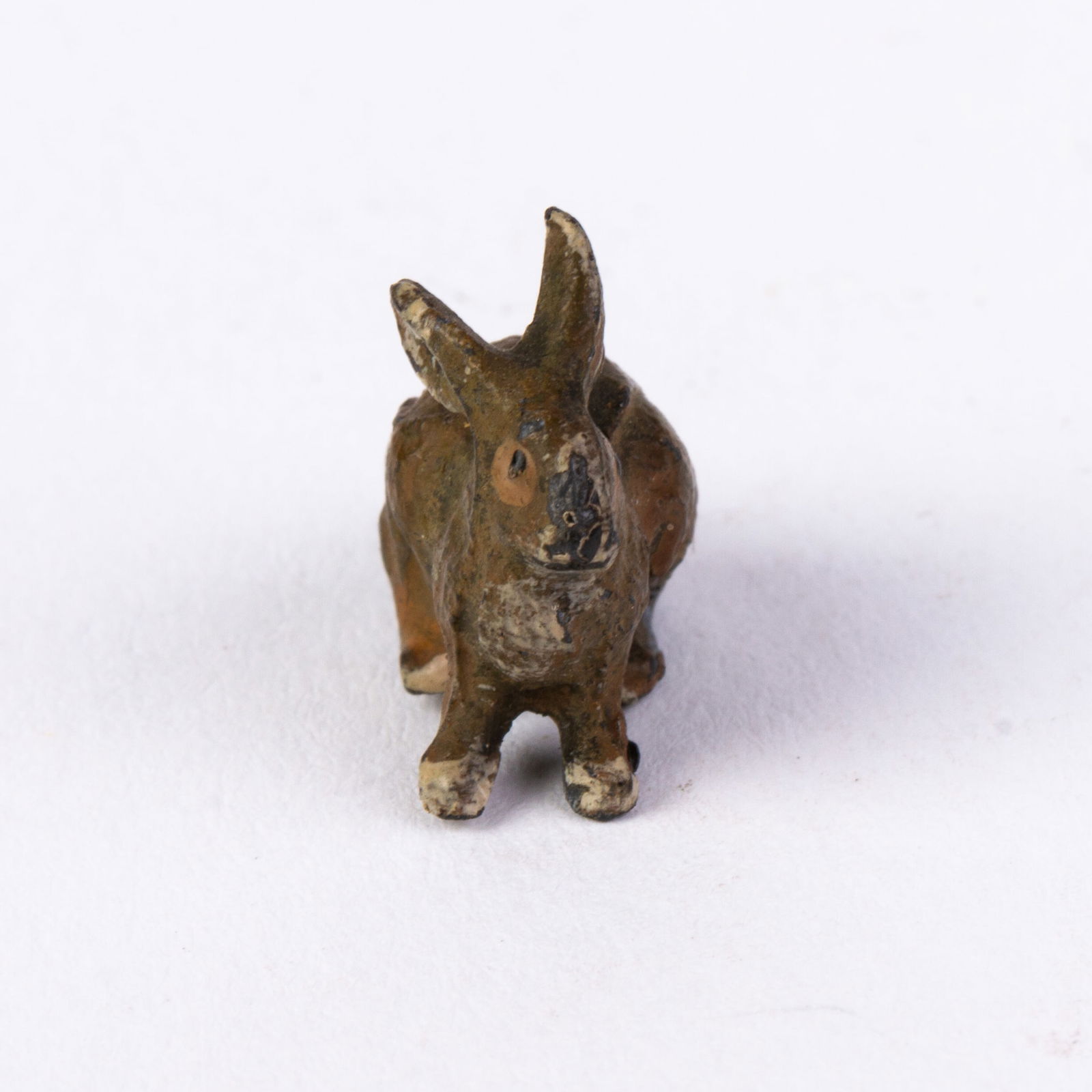 Bergman Style Austrian Cold Painted Bronze Sculpture Rabbit (1 of 5)