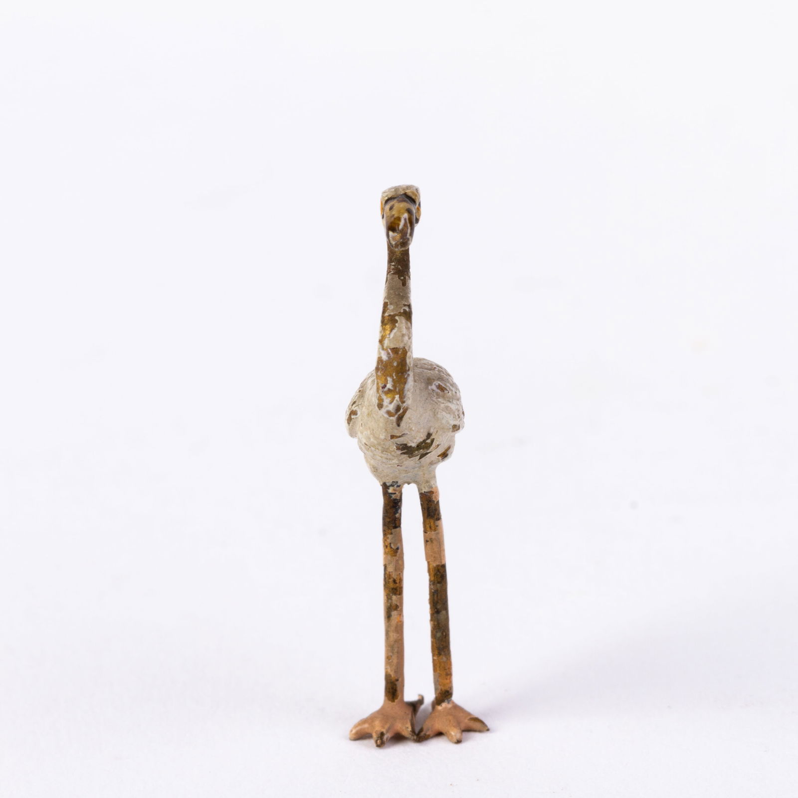 Bergman Style Austrian Cold Painted Bronze Sculpture Flamingo (1 of 5)