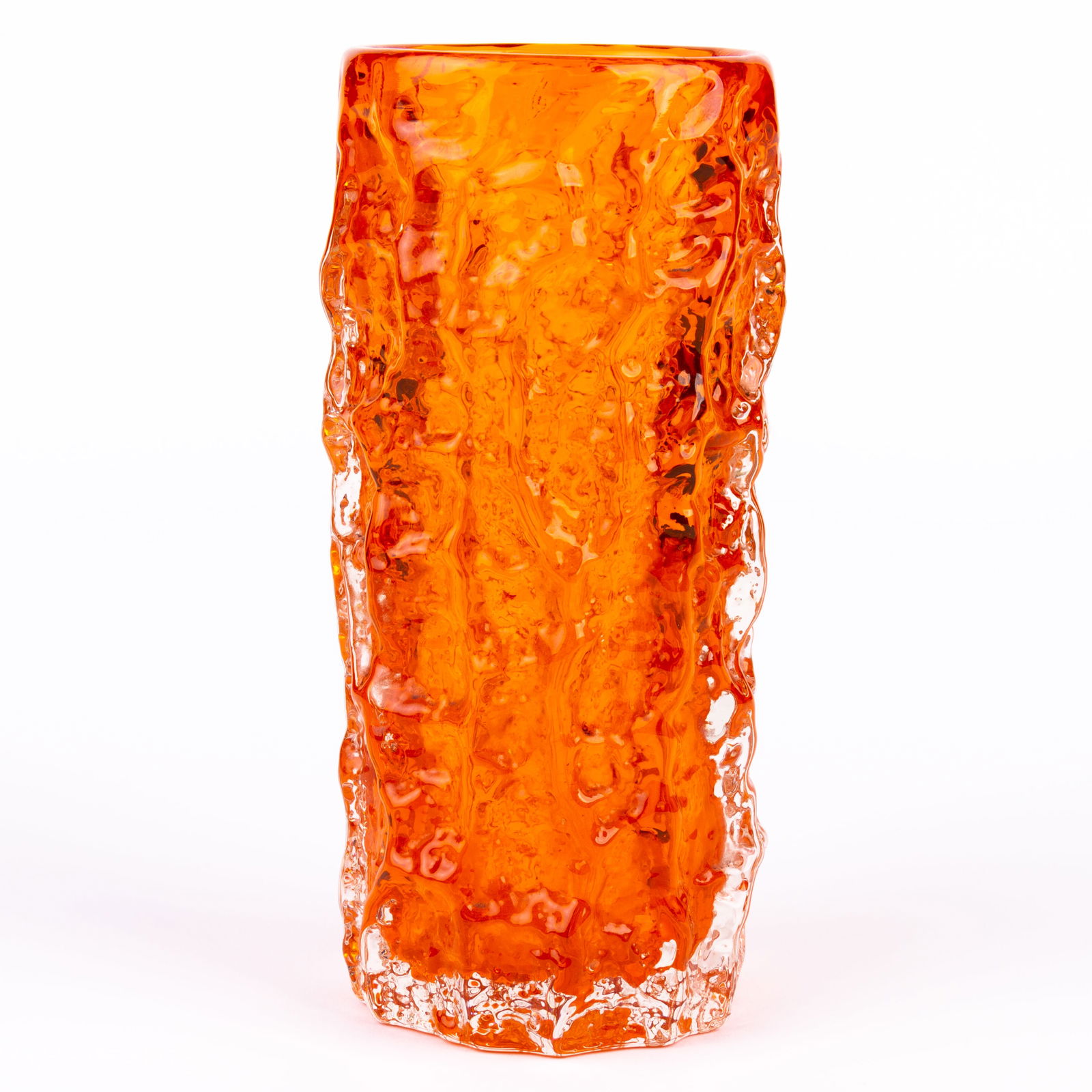 Whitefriars Tangerine Glass Designer Vase (1 of 5)