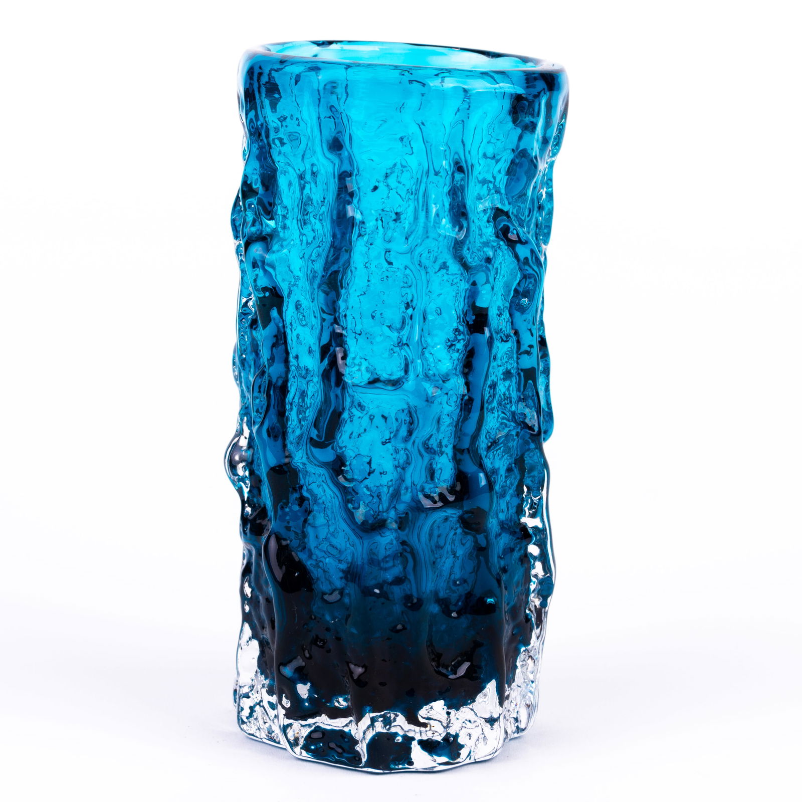 Whitefriars Aquamarine Glass Designer Vase (1 of 5)