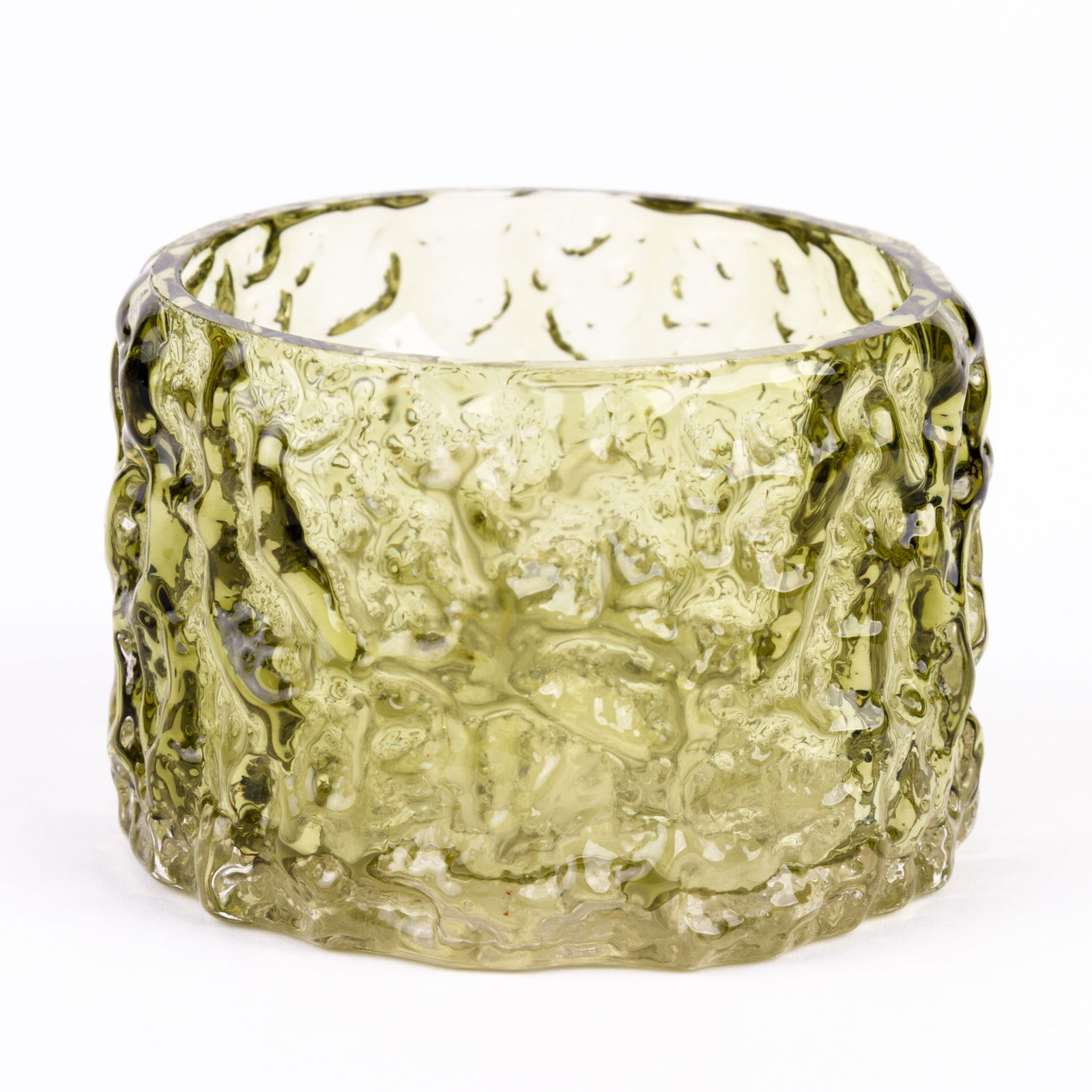 Whitefriars Designer Glass Bark Pattern Vase (1 of 6)