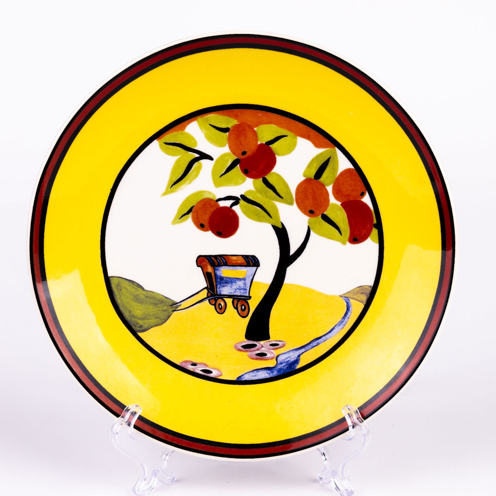 Clarice Cliff by Wedgwood "Bizarre" Porcelain Plate (1 of 5)
