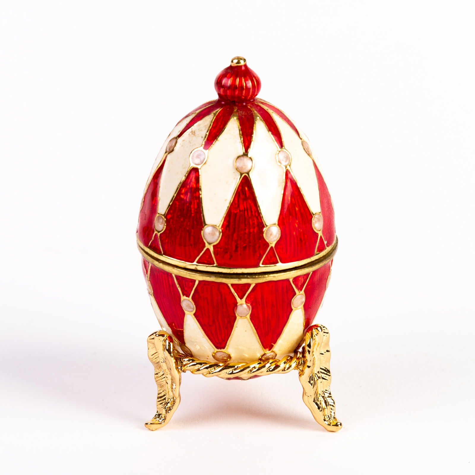 House of Faberge Enamel Trinket Egg Box (1 of 5)