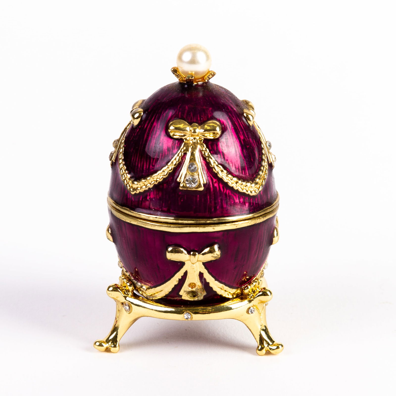 House of Faberge Enamel Trinket Egg Box (1 of 5)