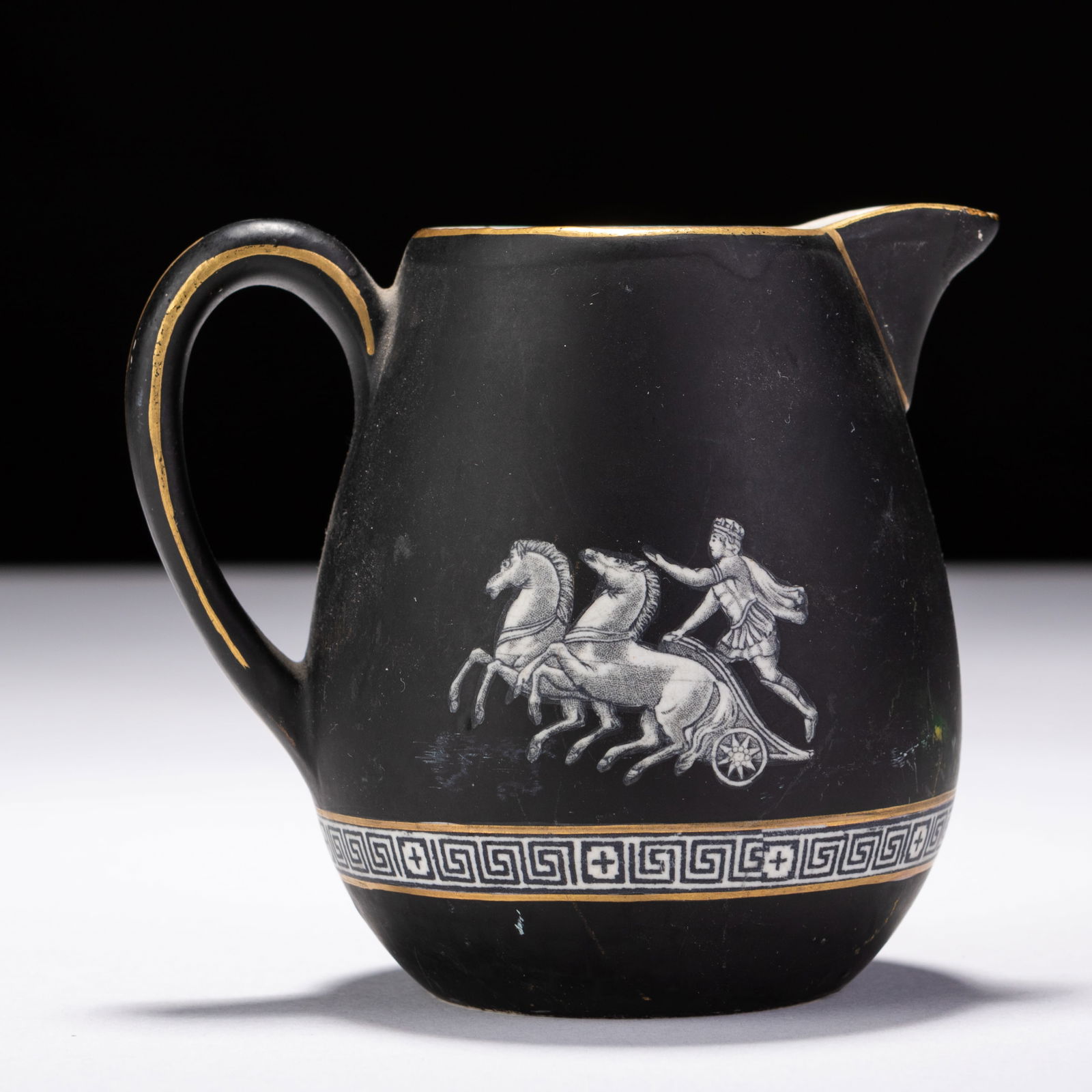 Ancient Greek Prattware Pitcher Jug Mid 19th Century (1 of 5)