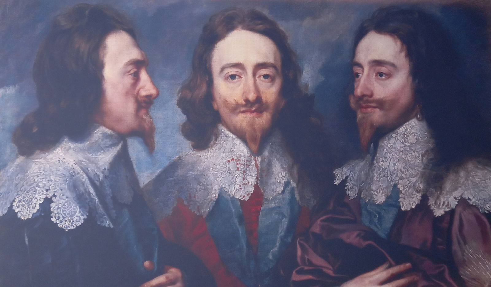 Original Giclee Print on Canvas - Charles I Portraits After Van Dyck (1 of 1)