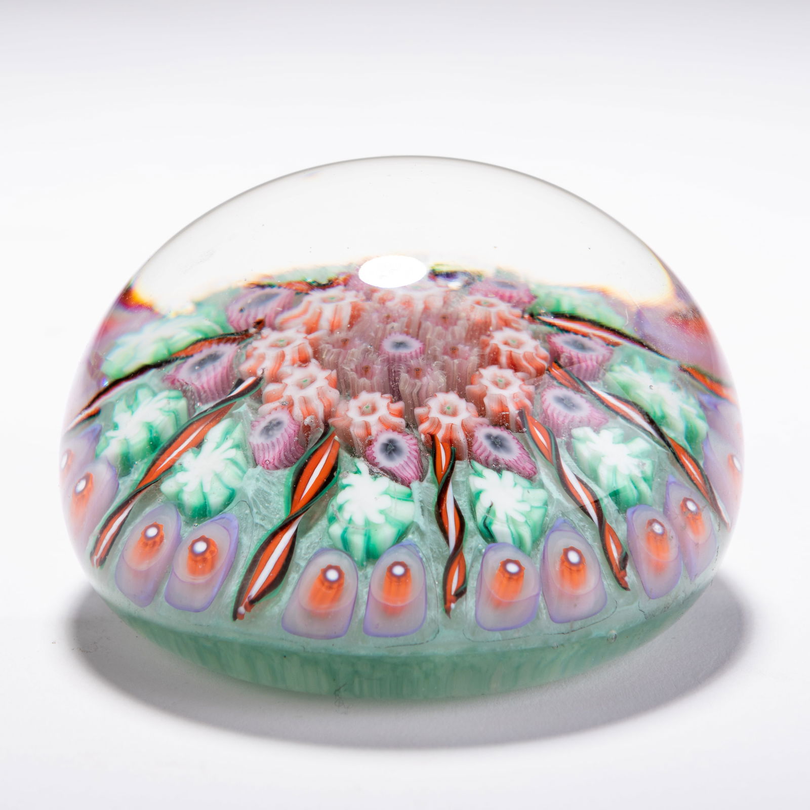 Murano Venetian Glass Millefiori Paperweight (1 of 5)