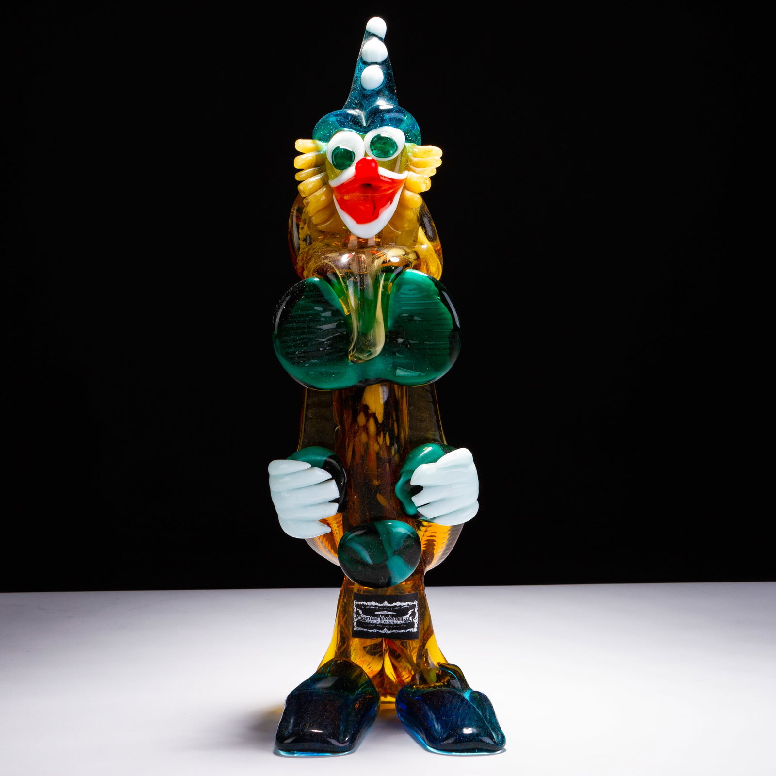 Large Murano Venetian Glass Clown Sculpture (1 of 6)