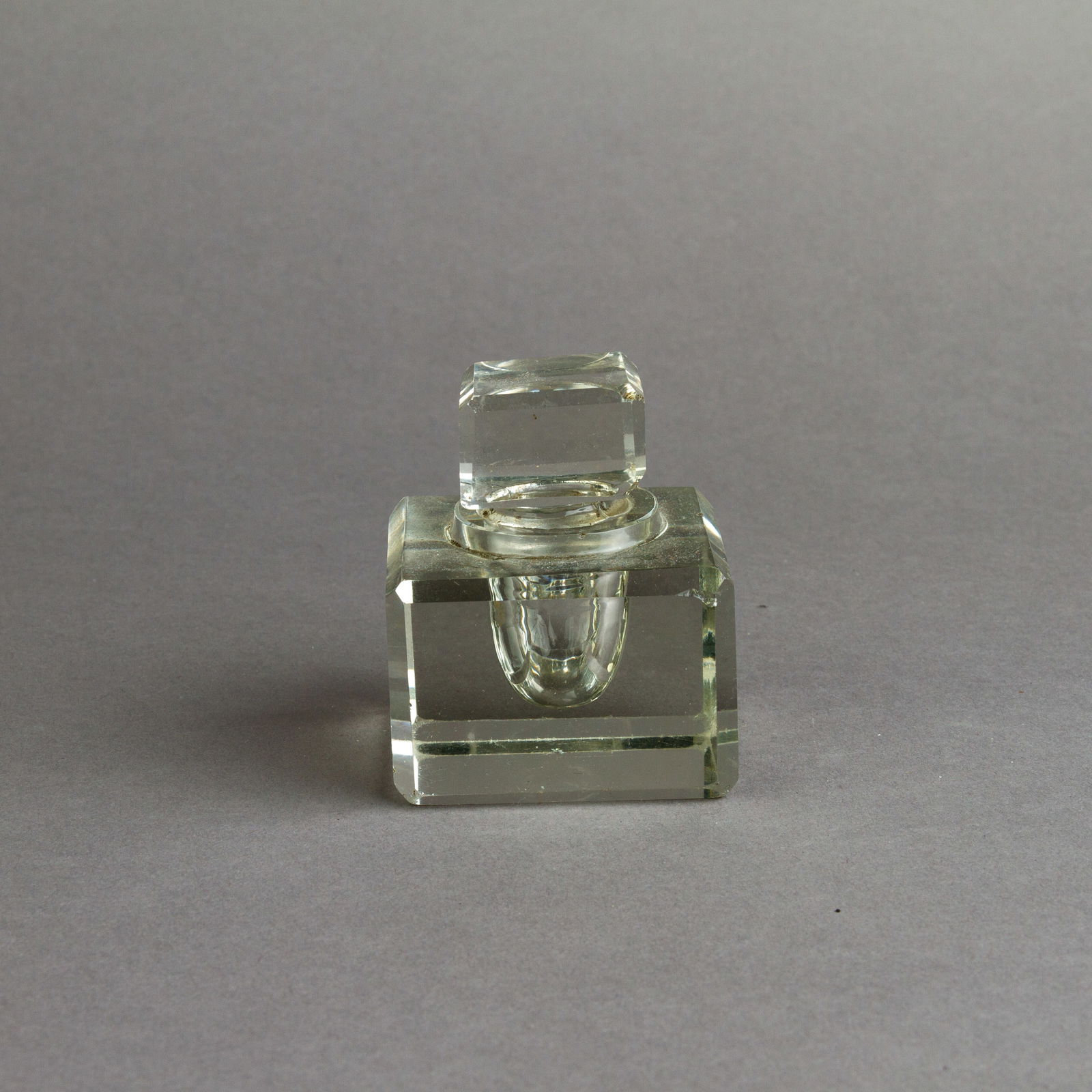 Art Deco Glass Desk Inkwell (1 of 6)