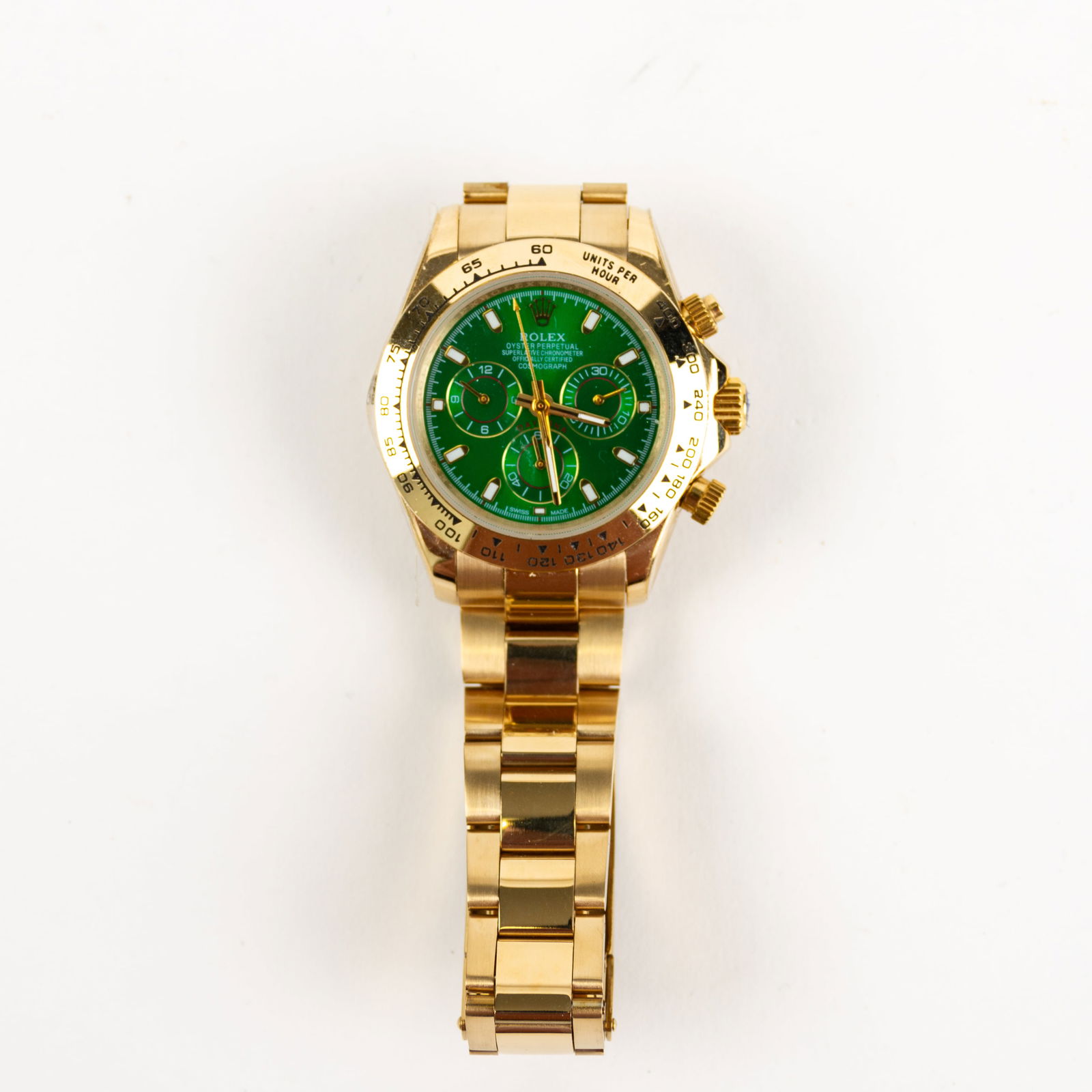 Rolex Oyster Perpetual Daytona Men's Repro Watch: DIMENSIONS APPROX 4x10x1CM.