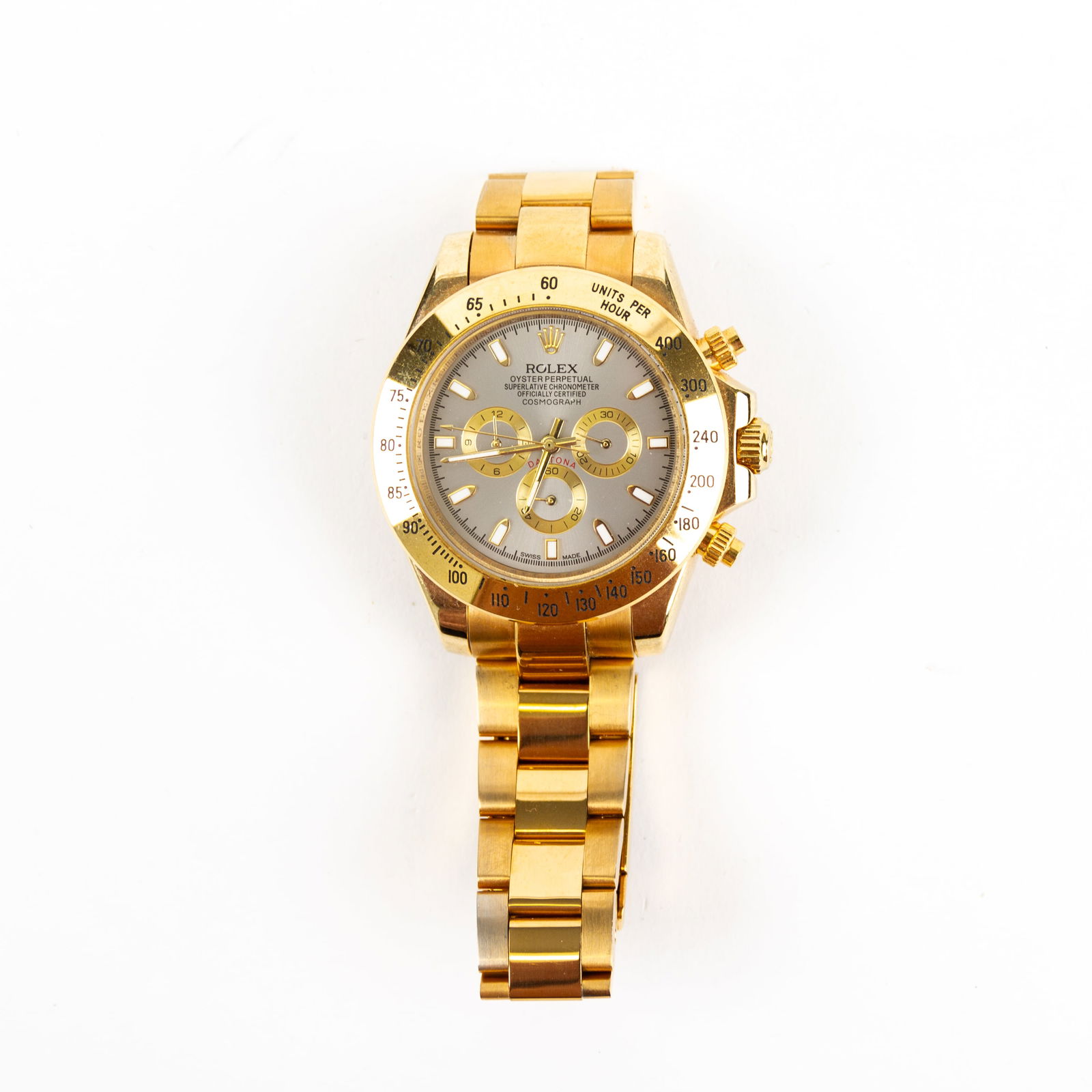 Rolex Oyster Perpetual Daytona Men's Repro Watch: DIMENSIONS APPROX 4x10x1CM.