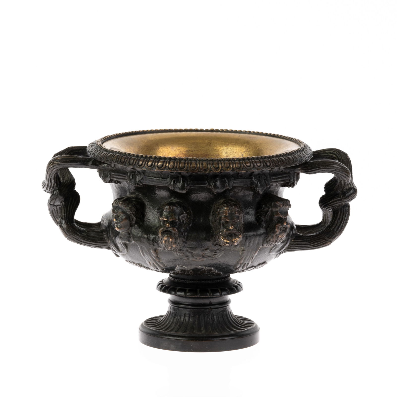 Victorian Grand Tour Bronze Pedestal Urn 19th Century (1 of 7)