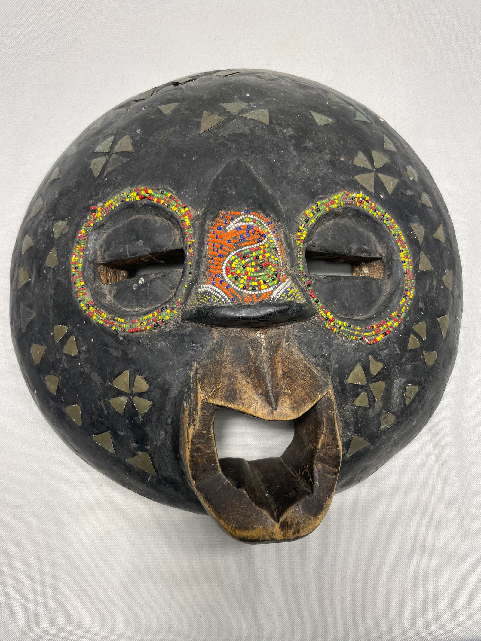 - Mixed Media  Carved Mask Artwork (1 of 4)