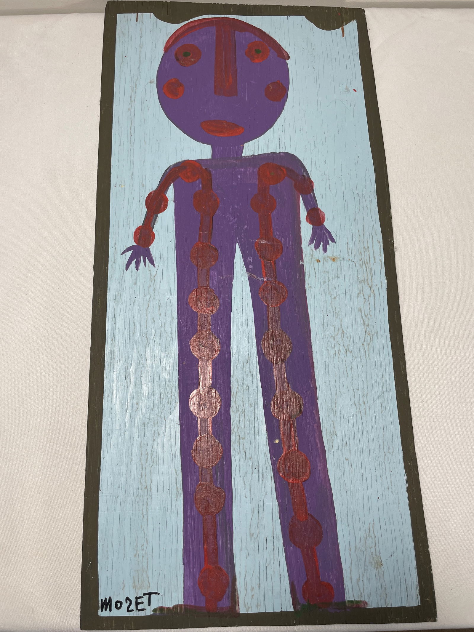 - Hand Painted Art on Wood by Mose Tolliver (1 of 16)