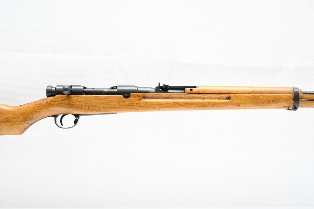 Japanese Type 38 Arisaka Rifle (31.5"), 6.5×50SR, Bolt-Action, SN - 99188: This WWII Japanese Type 38 Rifle sports a full (unscrubbed) chrysanthemum receiver stamp and was produced at the Nagoya Arsenal in circa 1932-1942. No visible import stamps. SPECS: Blond hardwood stoc
