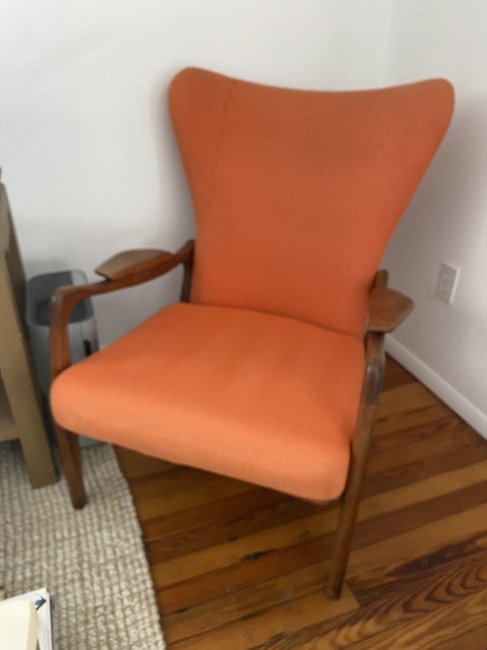 Adrian Pearsall lounge chair mid century USA walnut 1950s (1 of 6)
