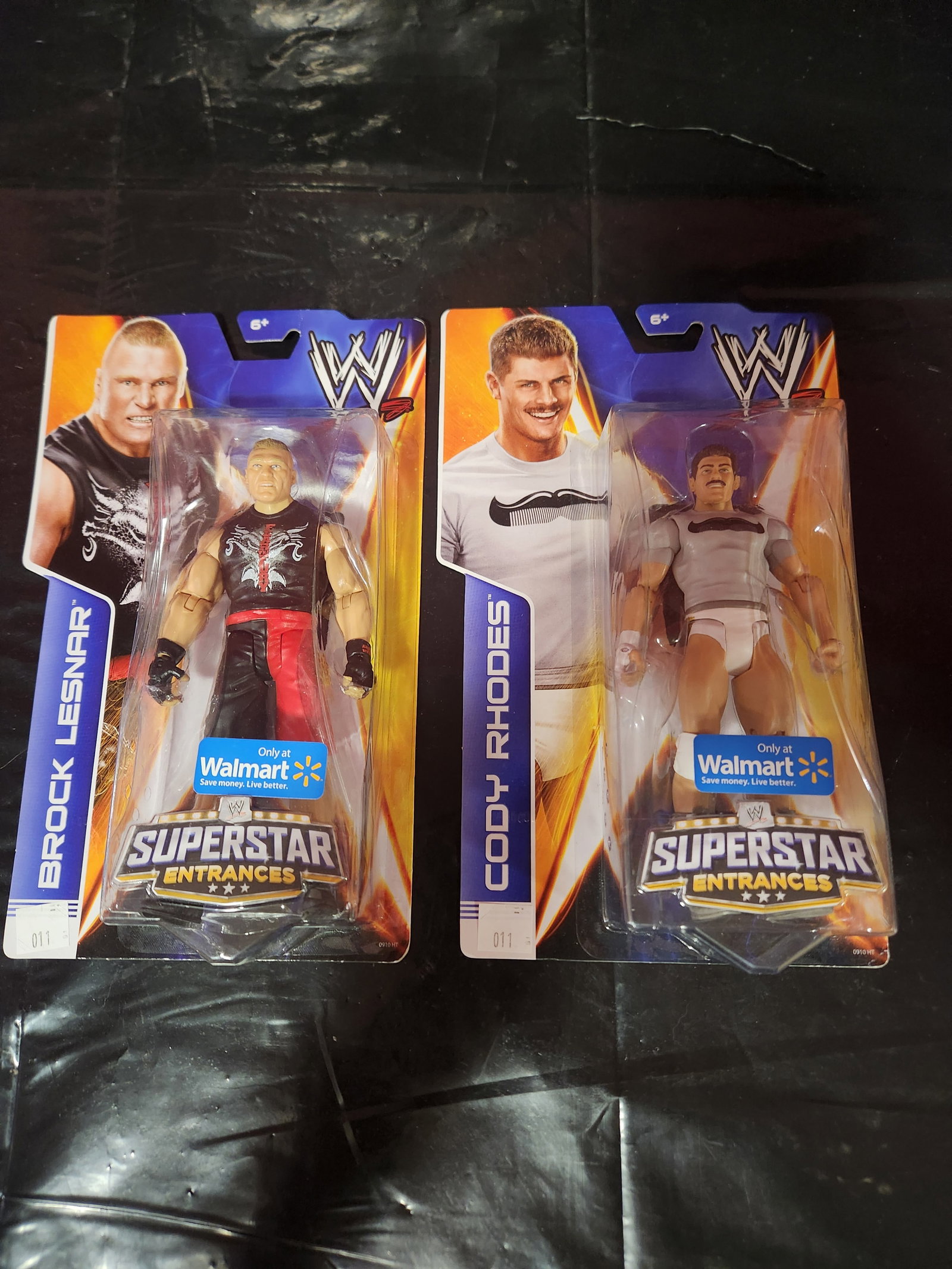 WWE Super Stars Cody Rhodes and Brock Lesnar: WWE Super Stars 2004 Jakks Pacific Cody Rhodes and Brock lesnar