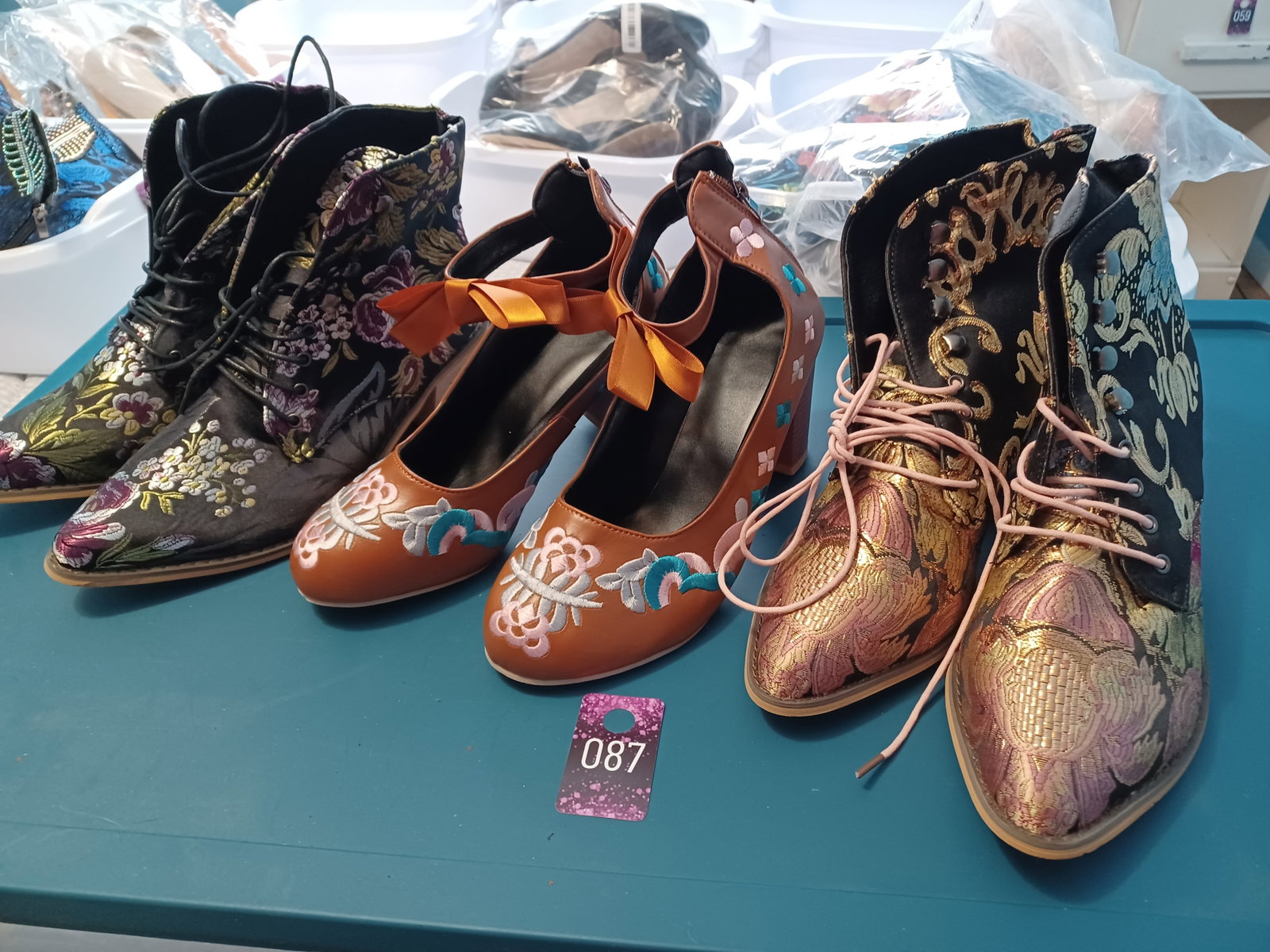NEW 3 Pair womens size 9.5 shoes: see photos for details