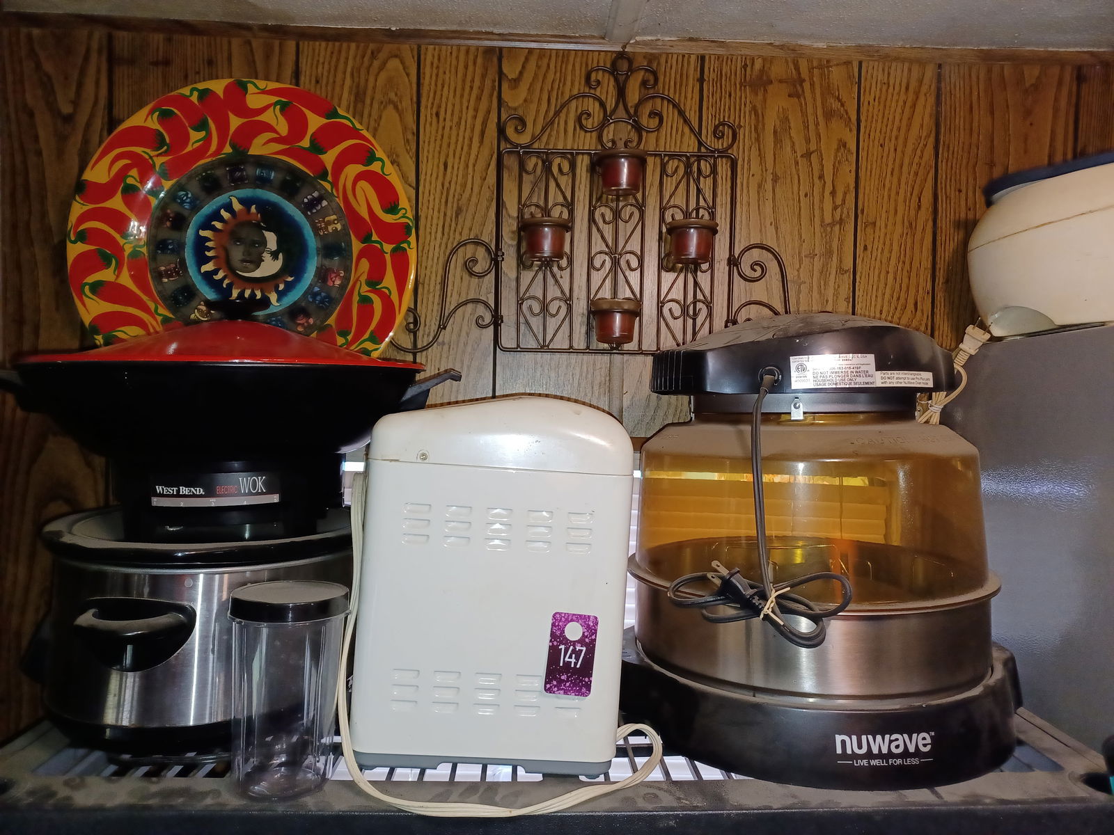 Lot Entire shelf and top of fridge small appliances (1 of 3)