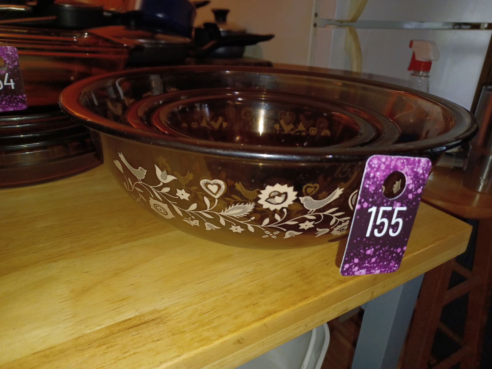 Vintage Pyrex Bowl Set- Festive Harvest Pattern (1 of 3)