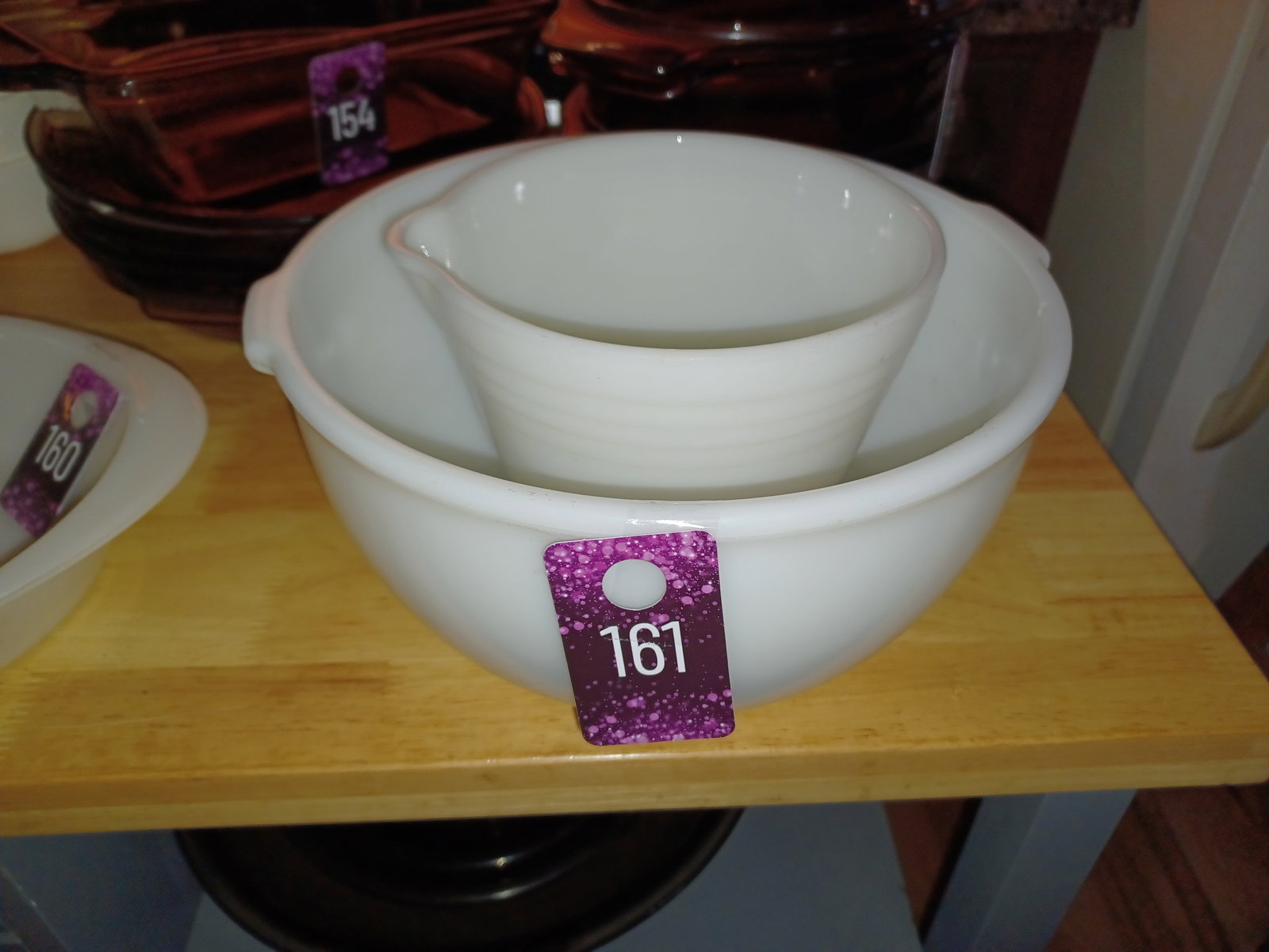 Vintage 1940s GE Mixer Bowls: see photos for details