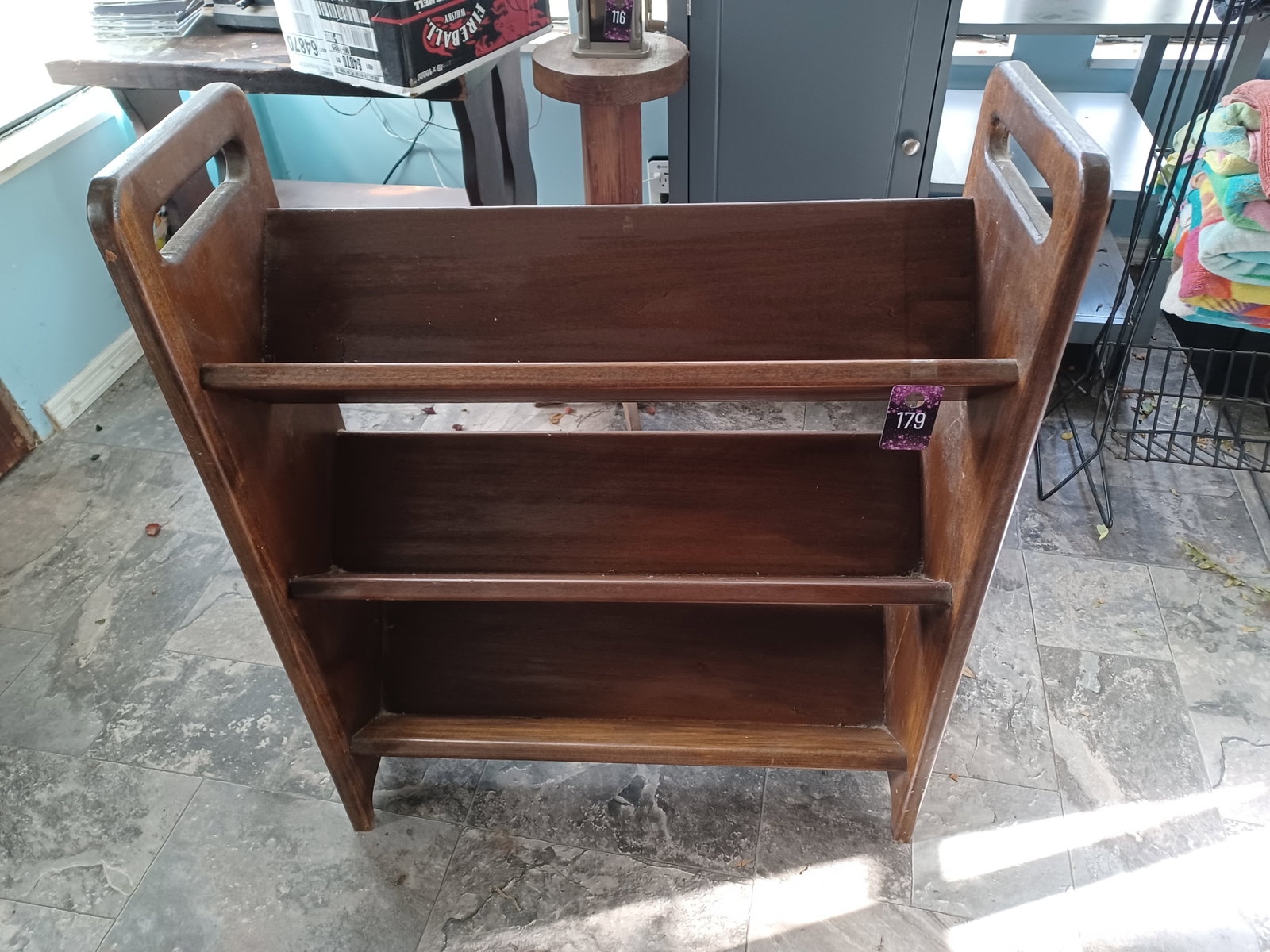 Wood Bookshelf: see photos for details