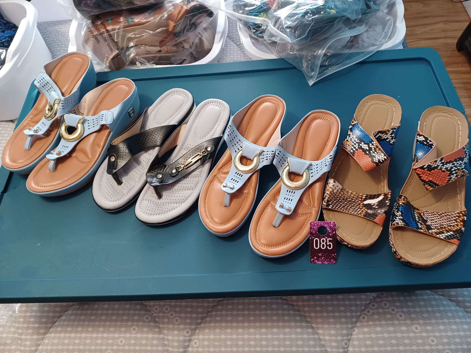 NEW 4 Pair of size 9 womens shoes: see photos for details