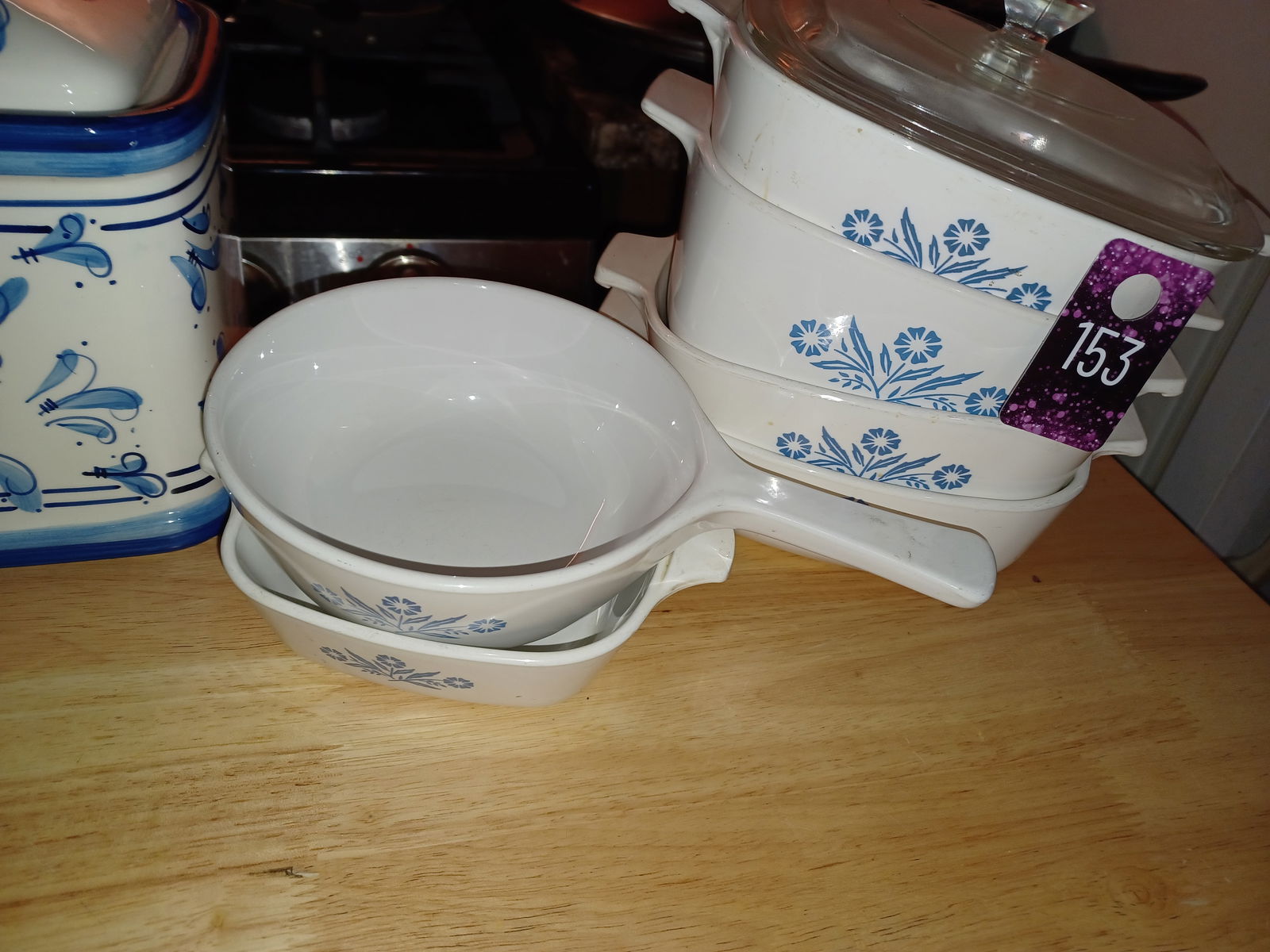 Corning Ware Lot- Cornflower blue pattern (1 of 2)