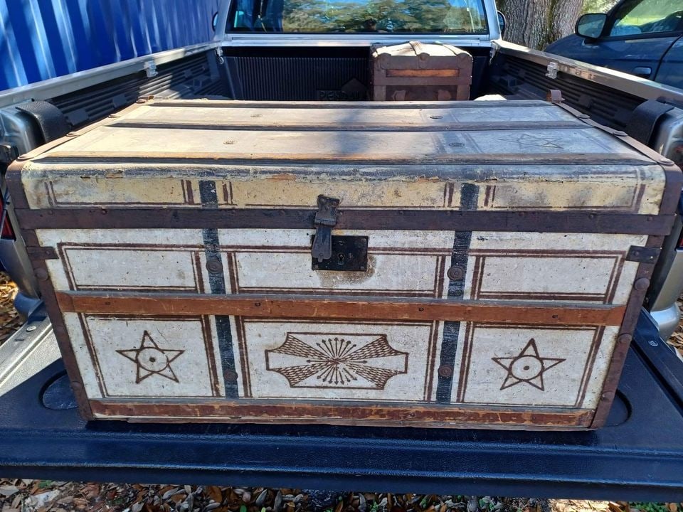Unique Vintage Trunk Project Piece (1 of 11)