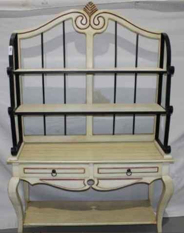 Metal and Wood Bakers Rack: Metal and Wood Bakers Rack48" wide16" deep72" tall