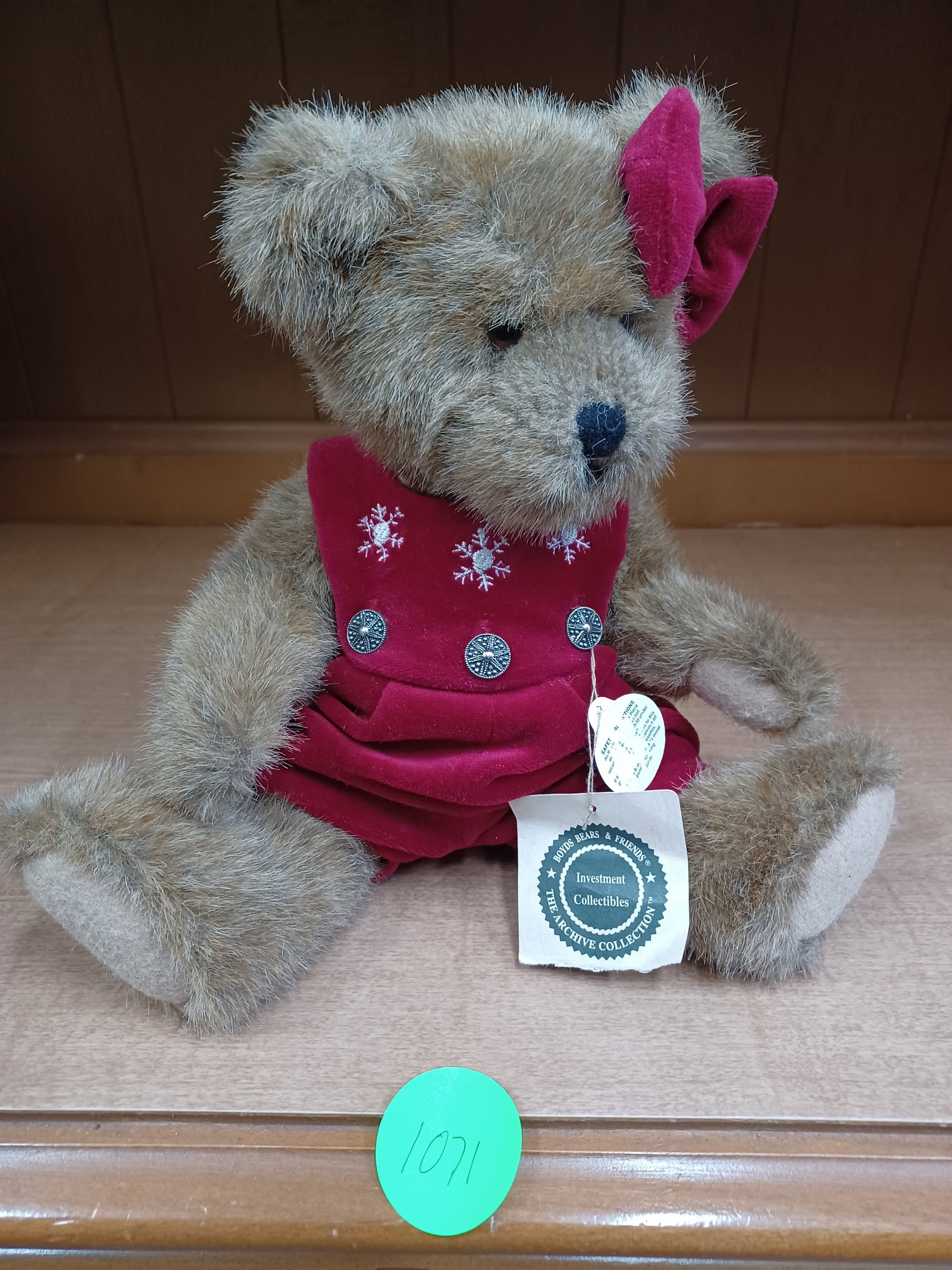 Boyd Bear Red Christmas Jumper: tags attached