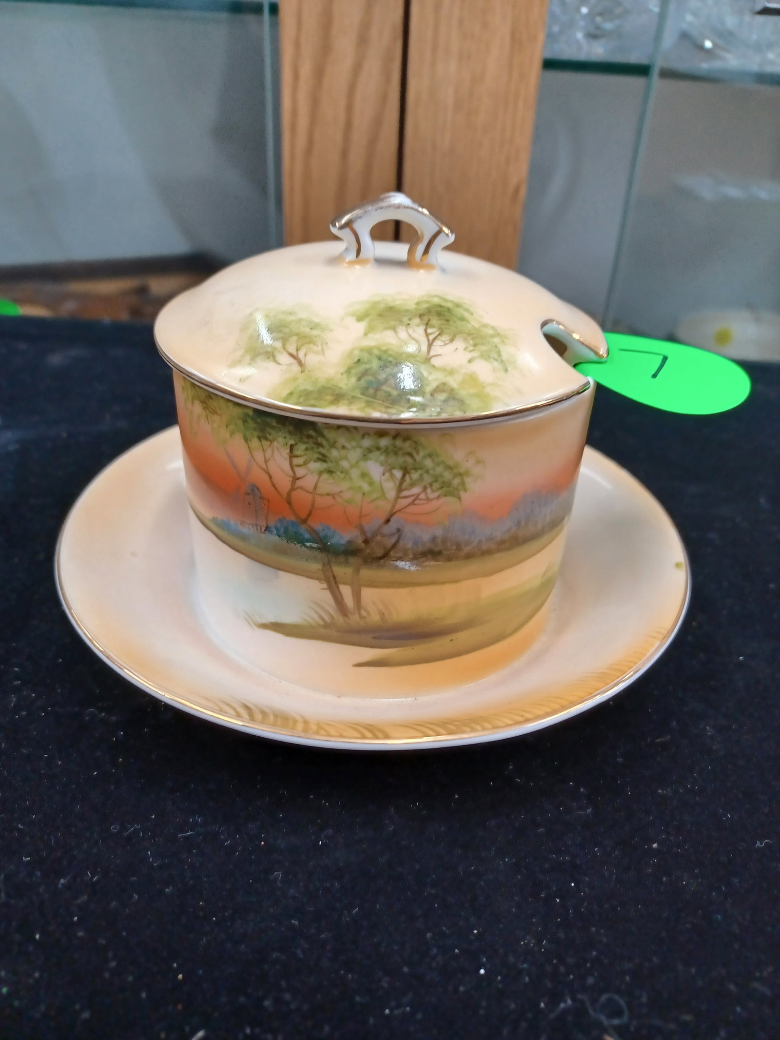 Vintage Hand Painted Nippon Jelly Server: See photos for details