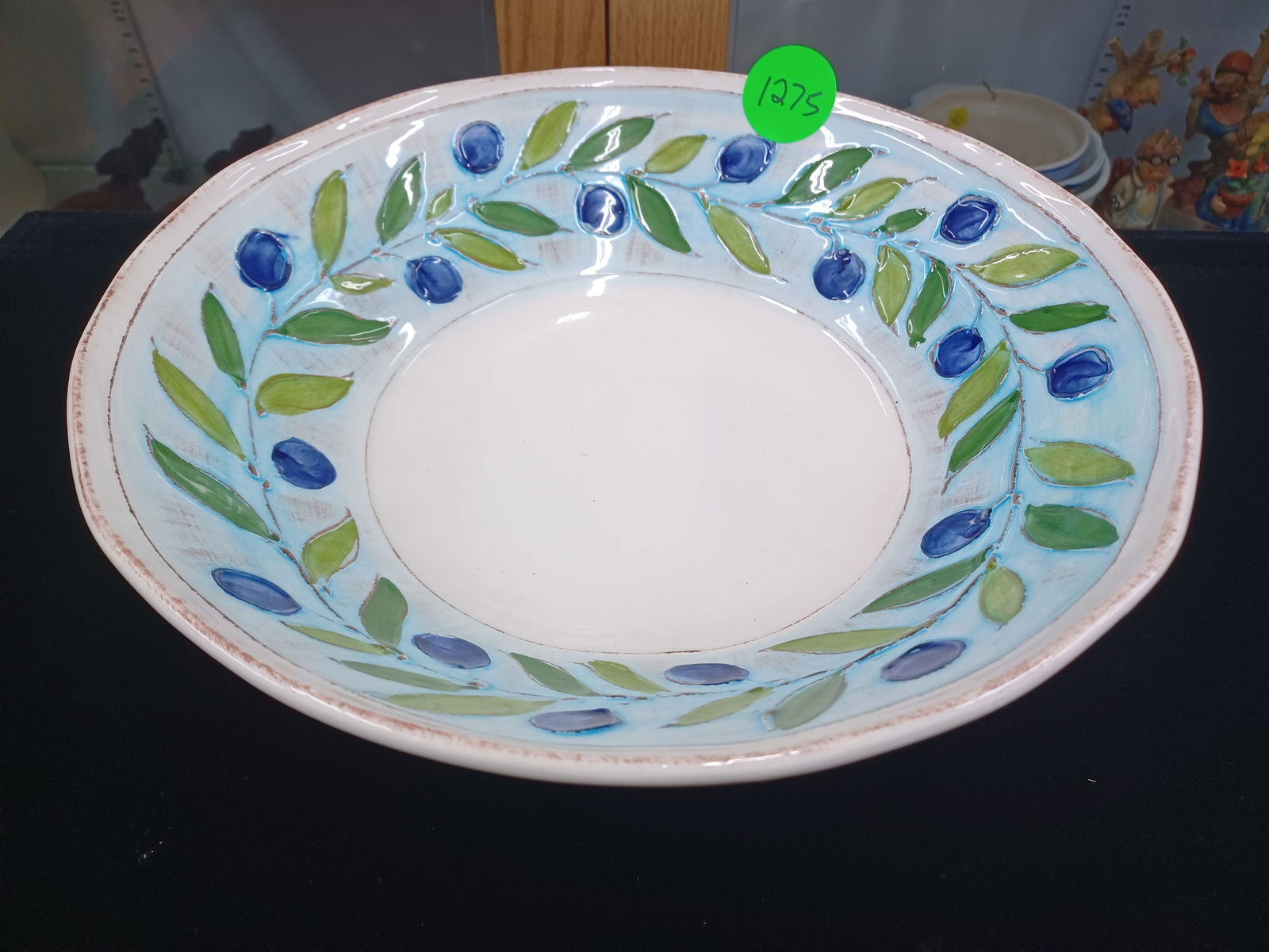 Vintage Italian Pottery Serving Bowl (1 of 4)
