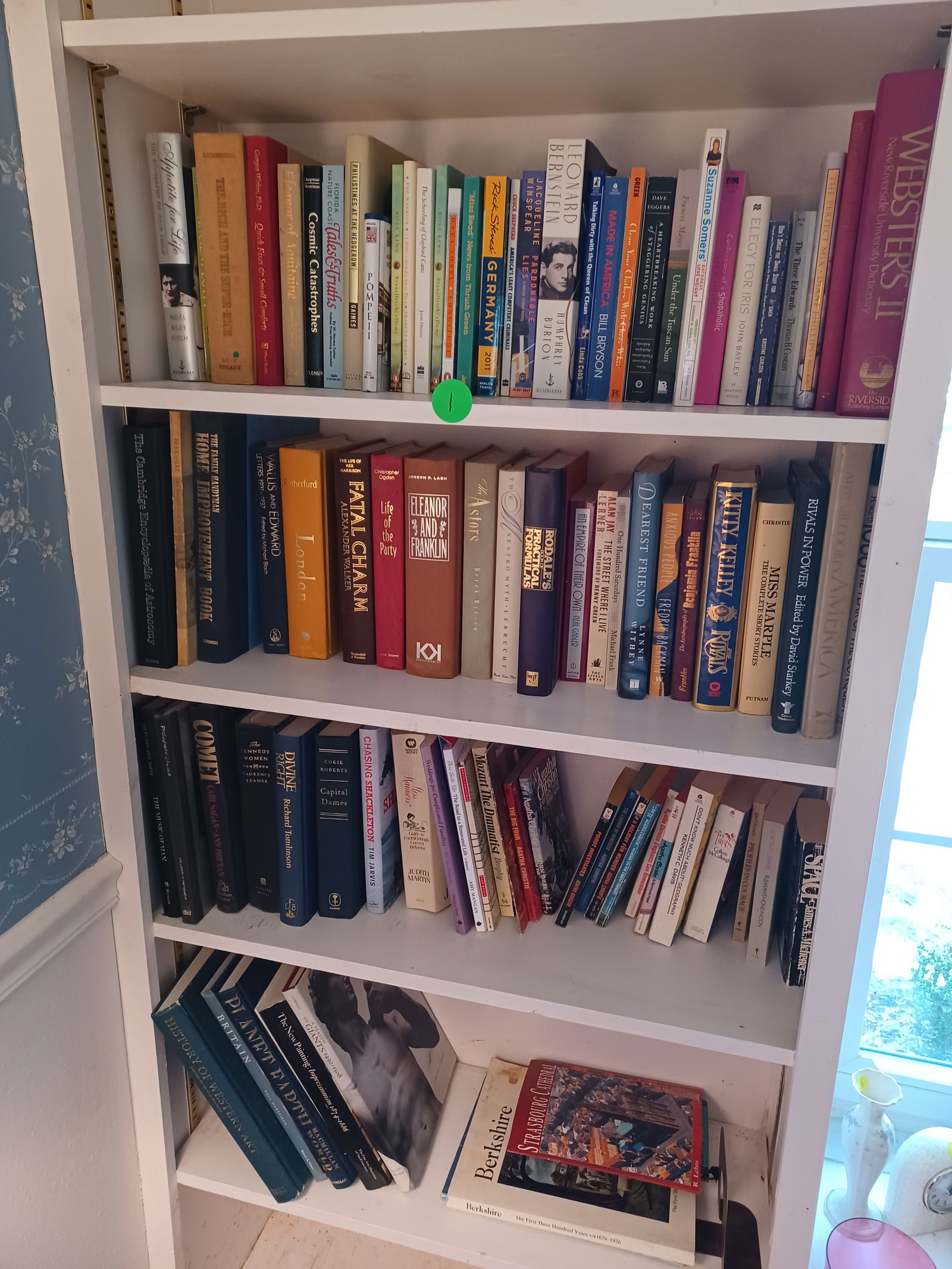 Lot of 4 shelves of books (1 of 5)