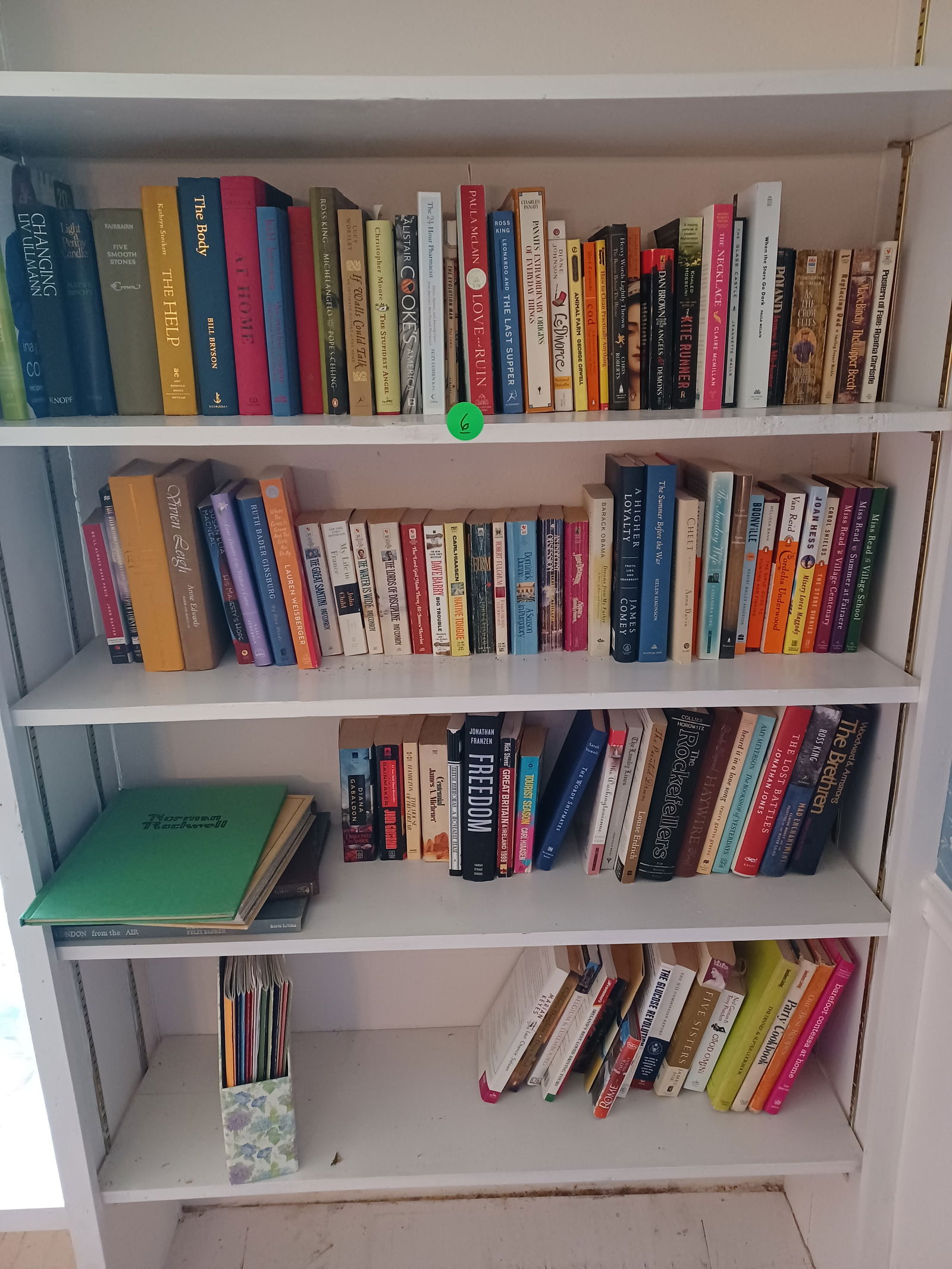 Lot of 4 shelves of books (1 of 5)