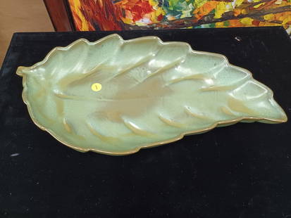 Vintage Francoma Prairie Green Serving Platter: See photos for details