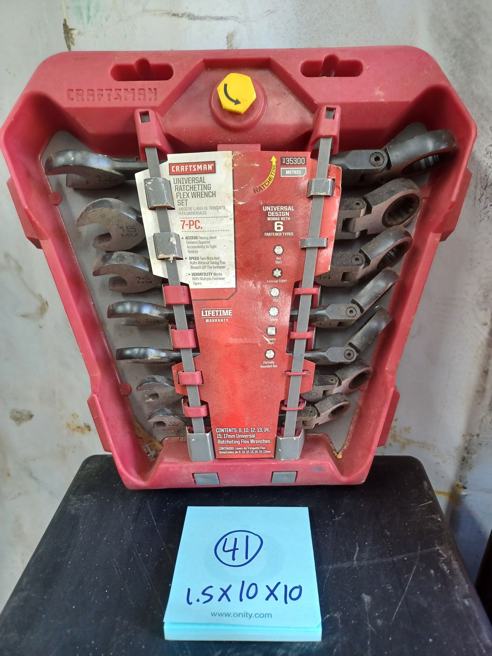 Craftsman Univeral Ratcheting Flex Wrench Set (1 of 5)