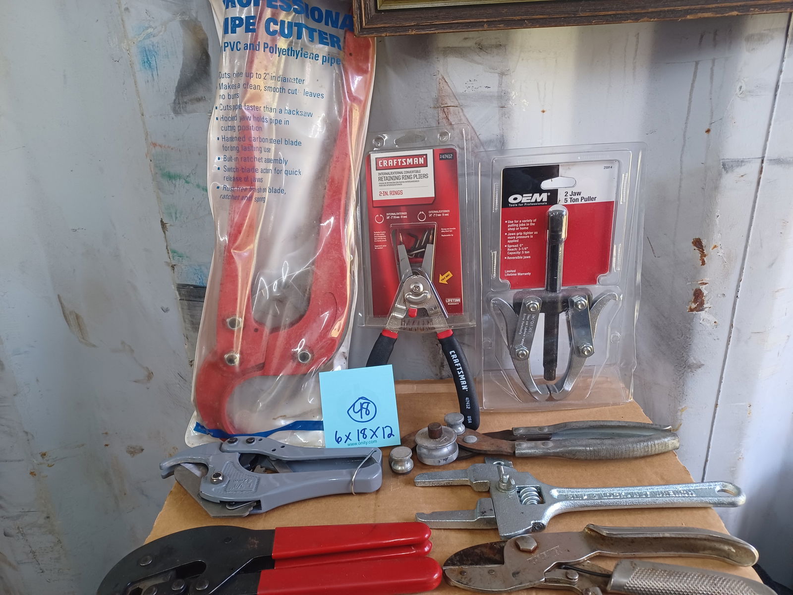 Lot of Pipe Cutters and other wrenches (1 of 7)
