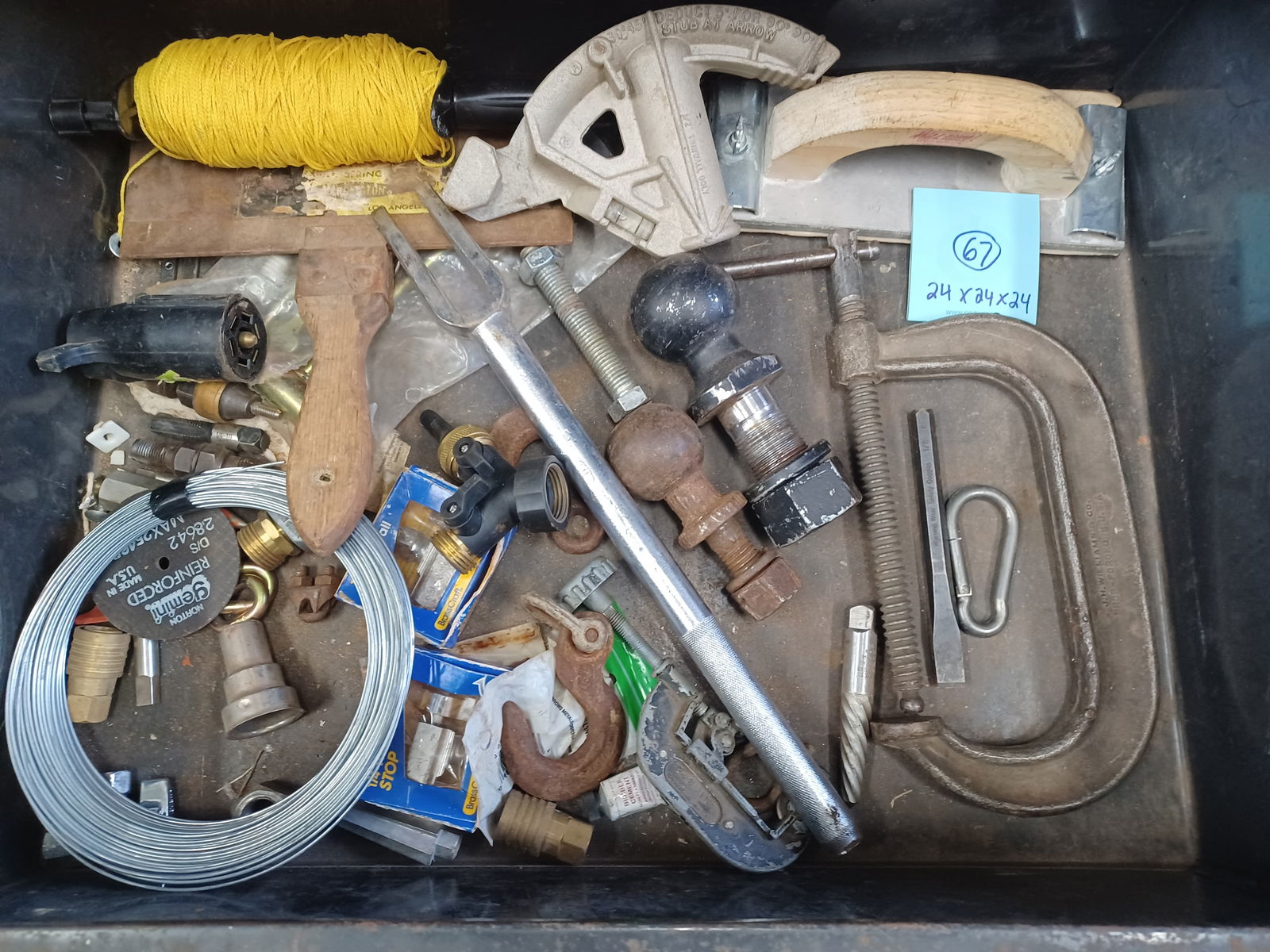 Lot or Clamps, Ball Hitches, Pipe Bender, & more (1 of 8)